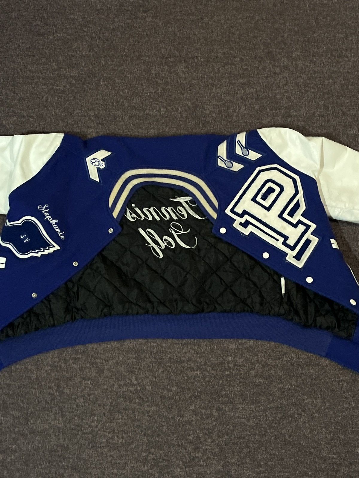 Vintage Vintage Blue Varsity Letterman Jacket – 2010 Size US M / EU 48-50 / 2 - 4 Thumbnail