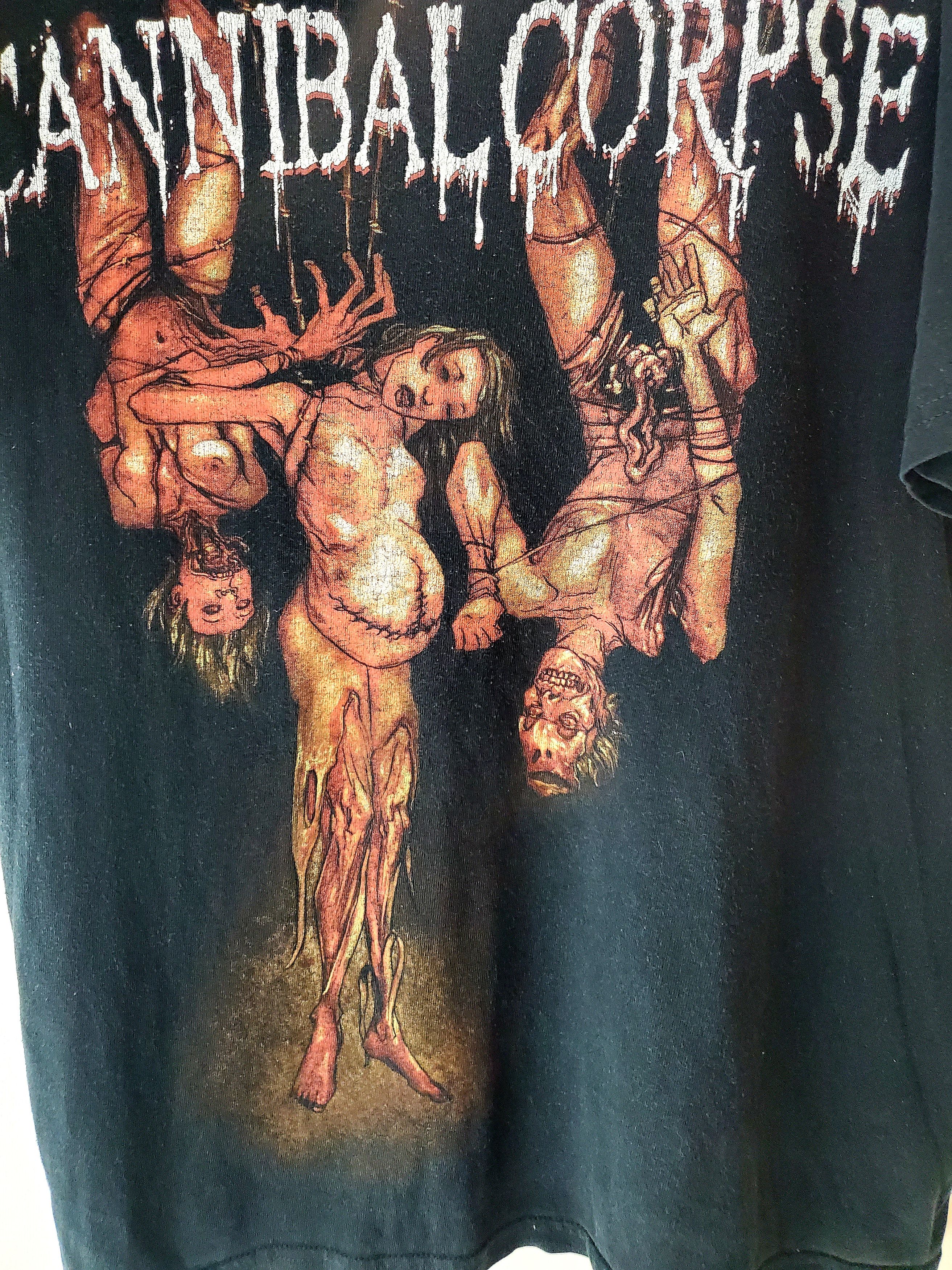 Band Tees Vintage Cannibal Corpse Shirt Death Metal Band Tee M Size US M / EU 48-50 / 2 - 2 Thumbnail