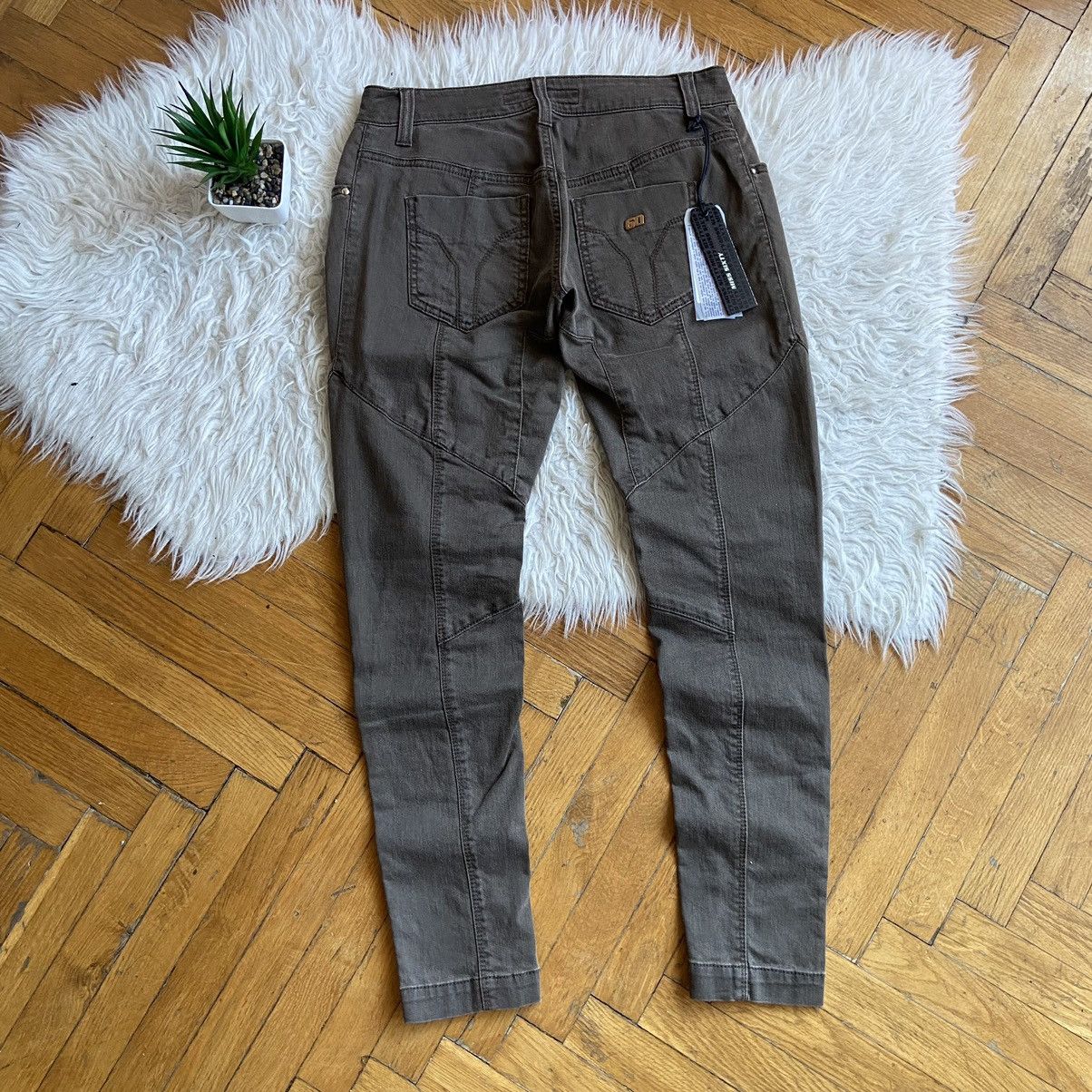 Japanese Brand × Junya Watanabe × Miss Sixty 📌 Crazy Miss Sixty Segmented Y2k Avant Garde Jeans Size 26" / US 2 / IT 38 - 2 Thumbnail