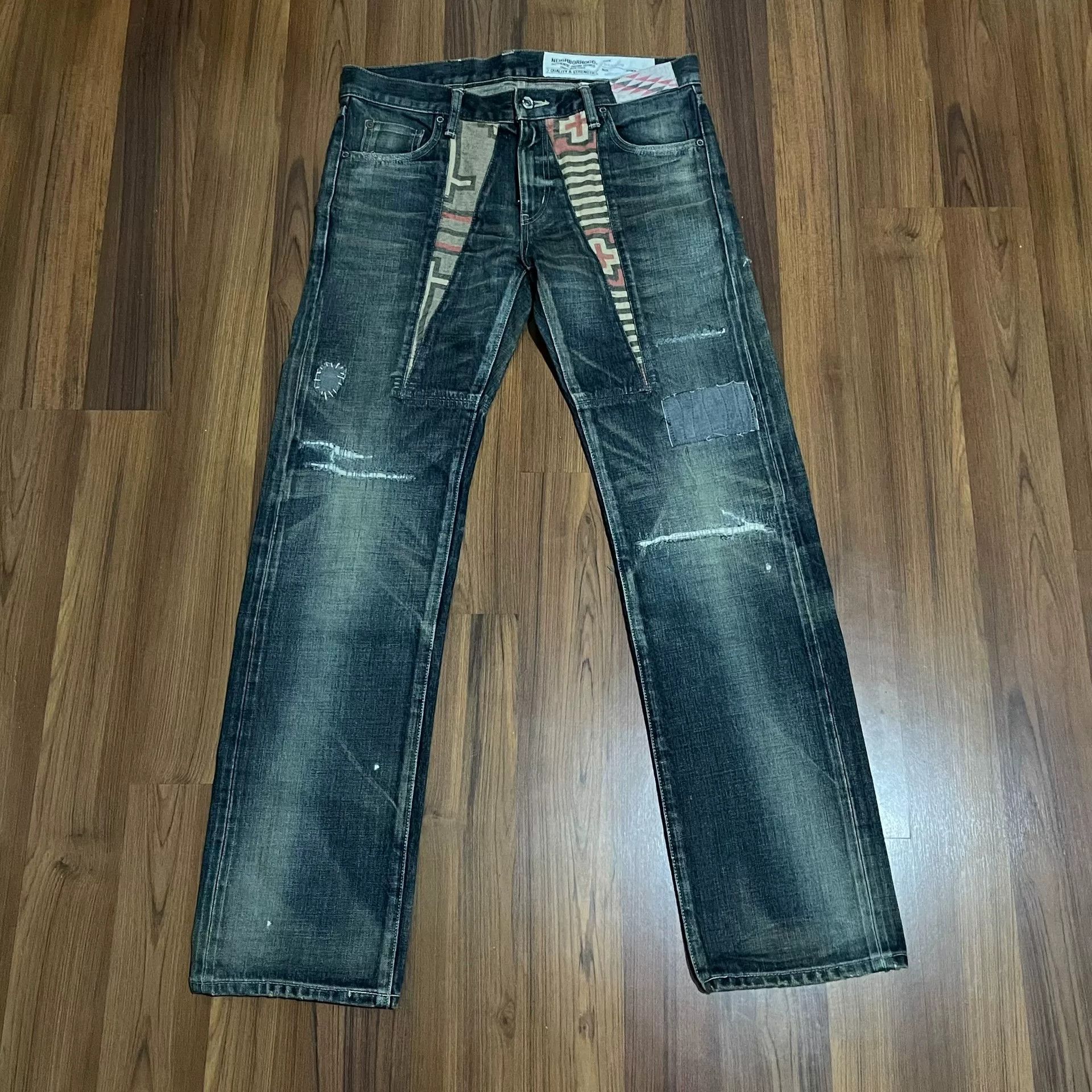 Neighborhood NEIGHBORHOOD 17SS 17AW Tusk King Jeans Size US 31 - 1 Thumbnail