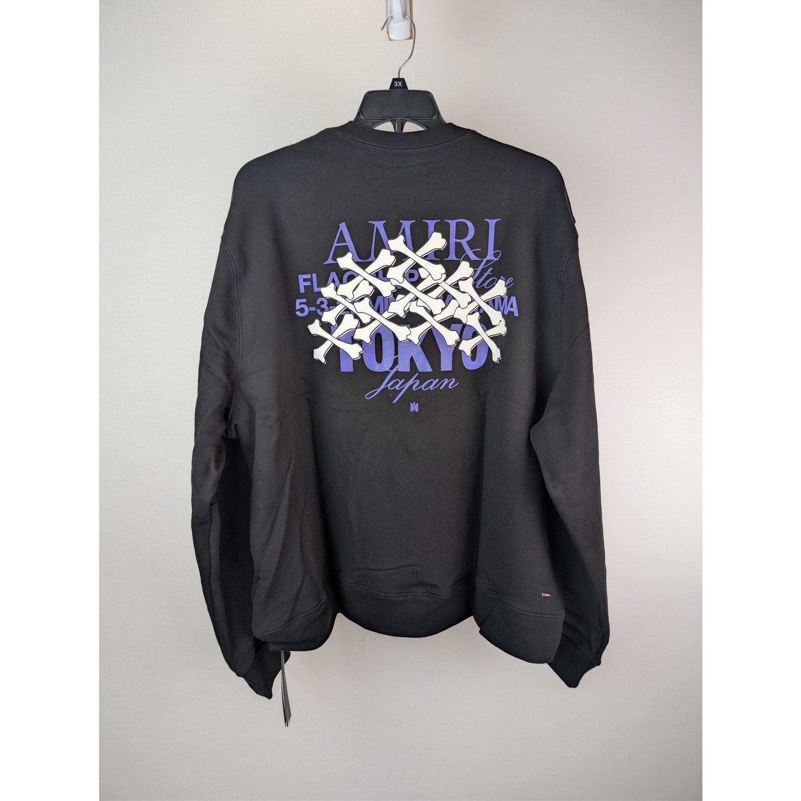 Amiri o1rshd1 3XL Amiri X Tokyo Crewneck Sweatshirt Sweater Black Size US XXL / EU 58 / 5 - 10 Thumbnail