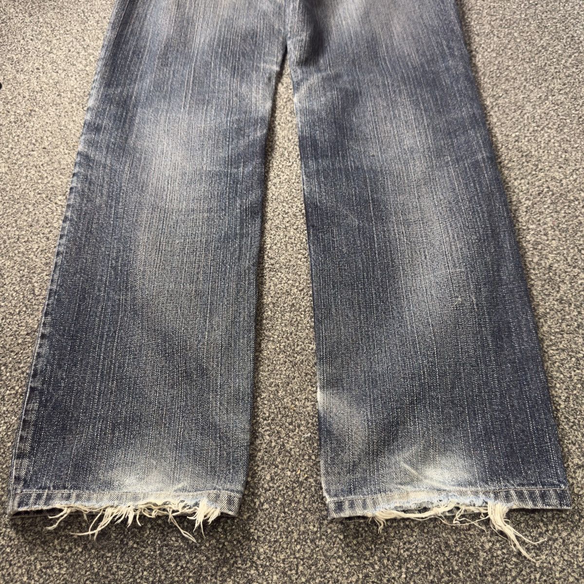 Seditionaries Vintage 90s Levis 502 Tough Distressed Denim W30 Size US 30 / EU 46 - 11 Thumbnail