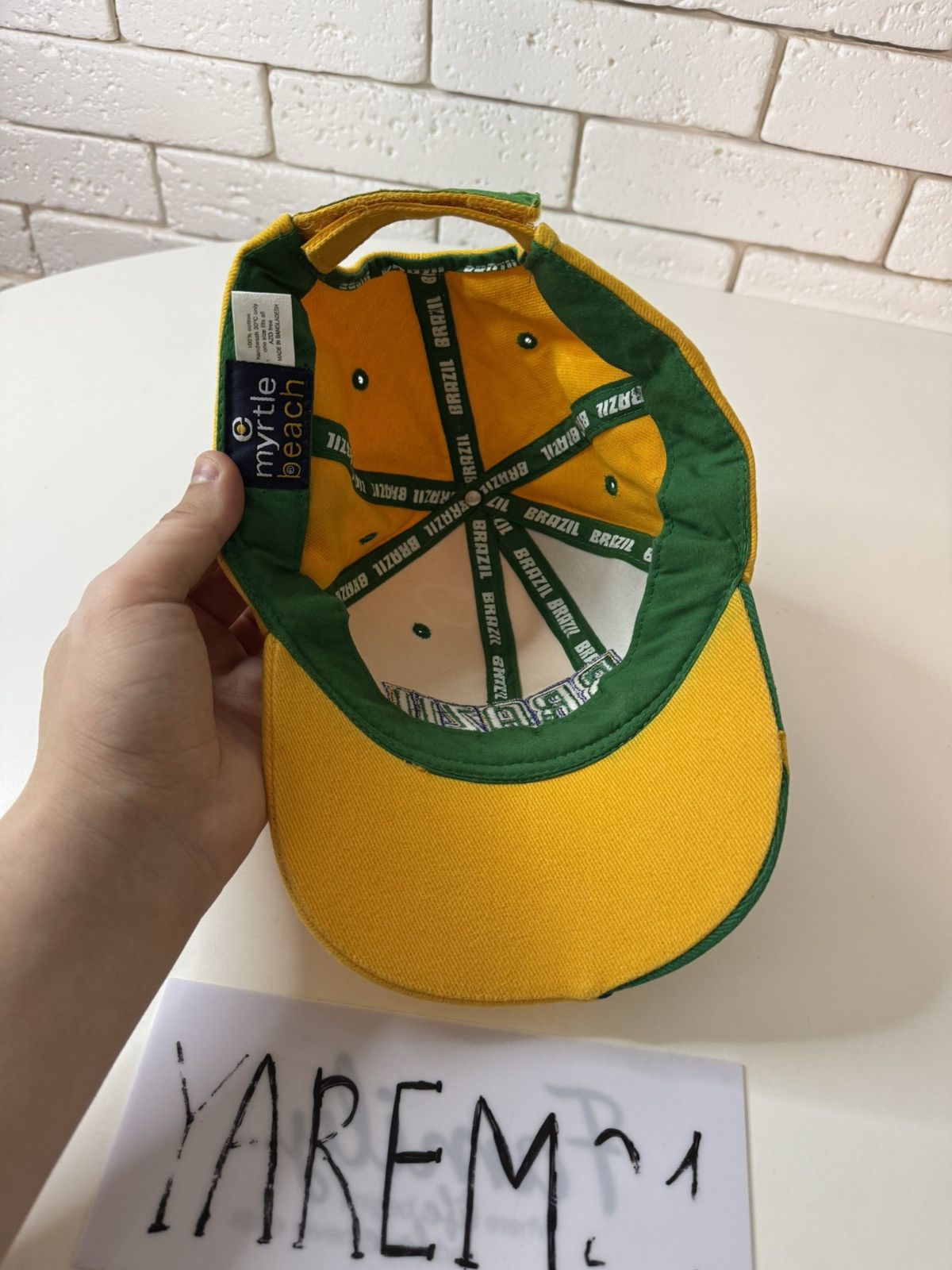 Vintage Brazil vintage cap hat Size ONE SIZE - 4 Thumbnail
