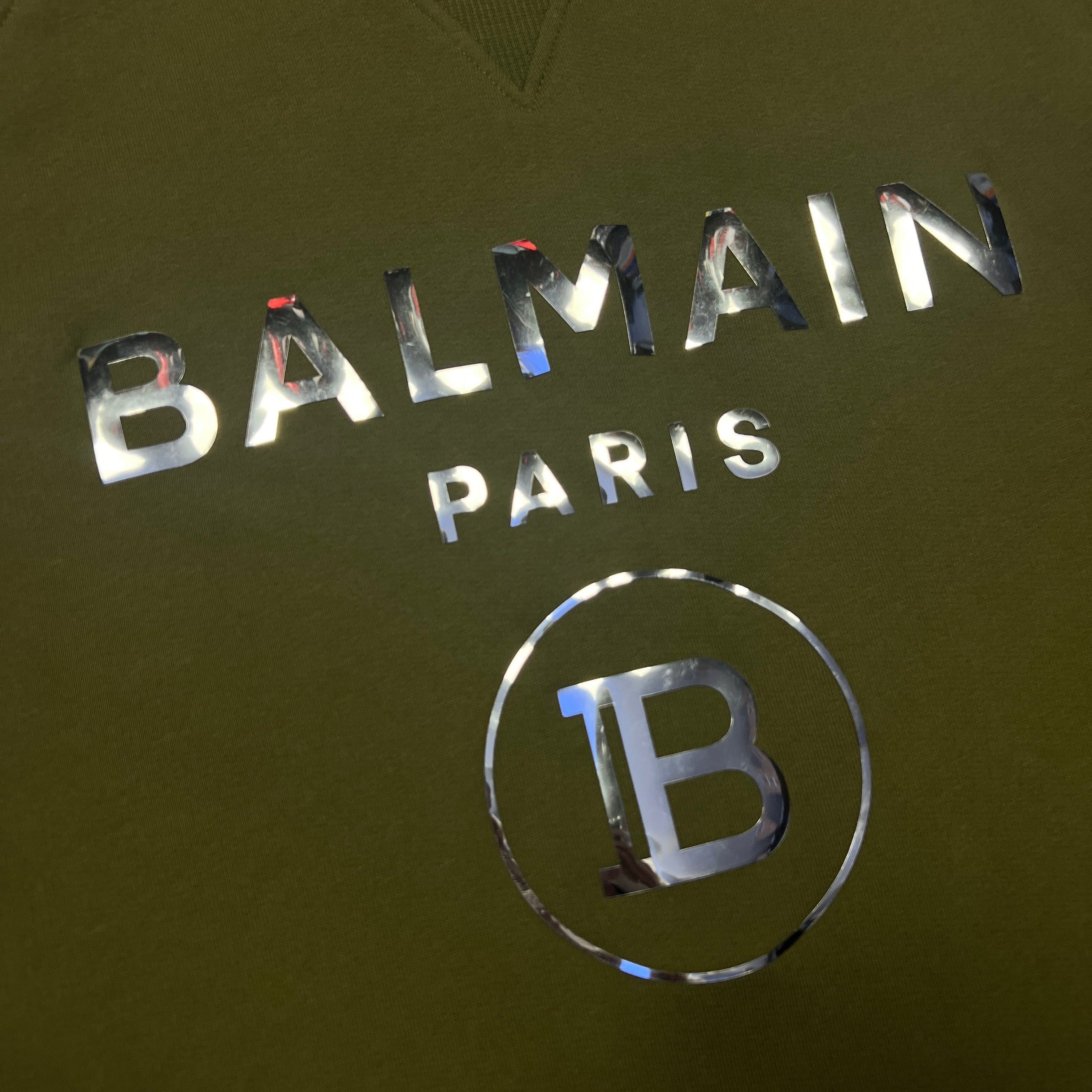Balmain Balmain Metallic Logo Sweatshirt Size US XL / EU 56 / 4 - 3 Thumbnail