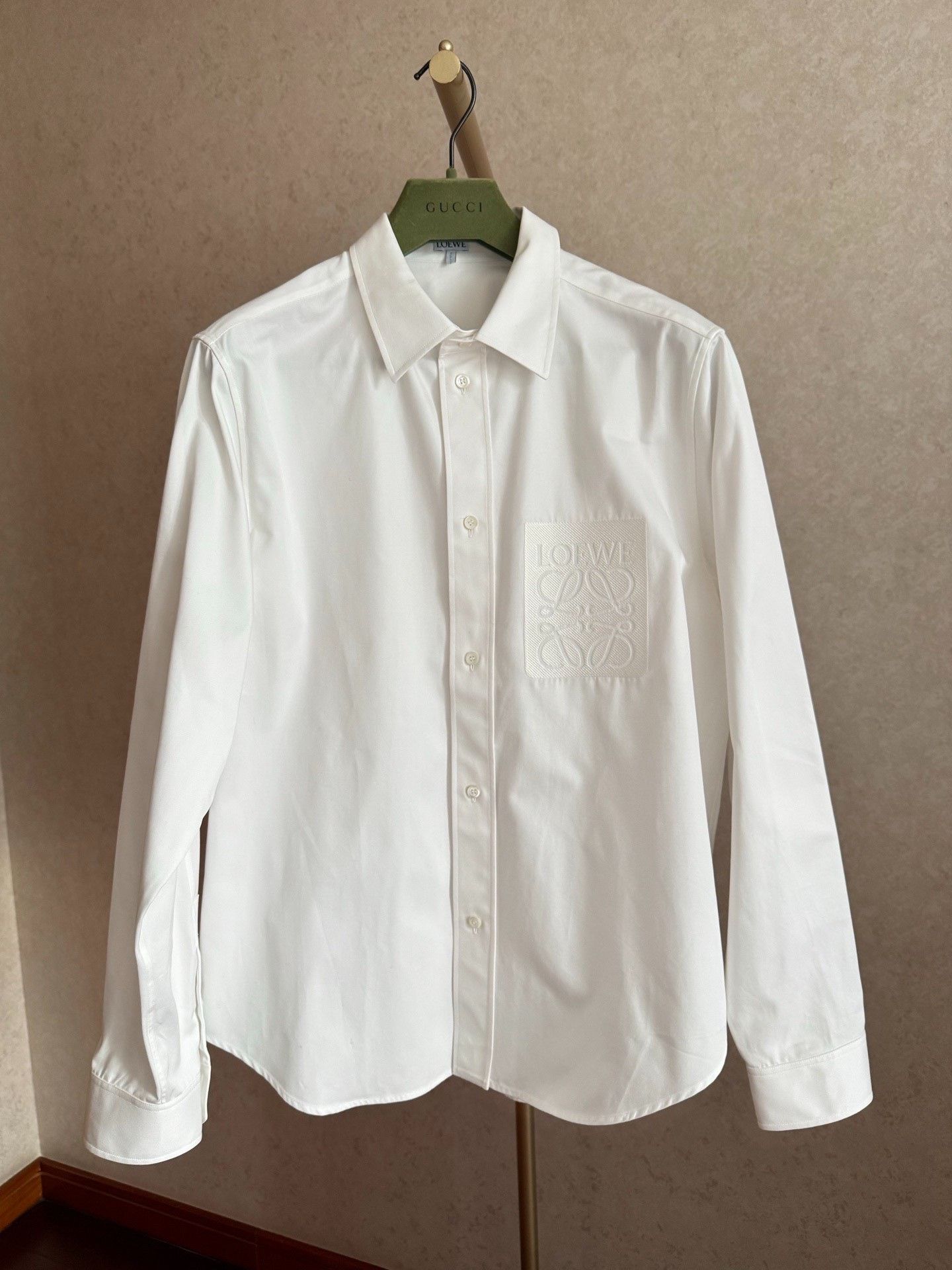 Loewe Loewe Men's White Shirt Size US M / EU 48-50 / 2 - 1 Thumbnail