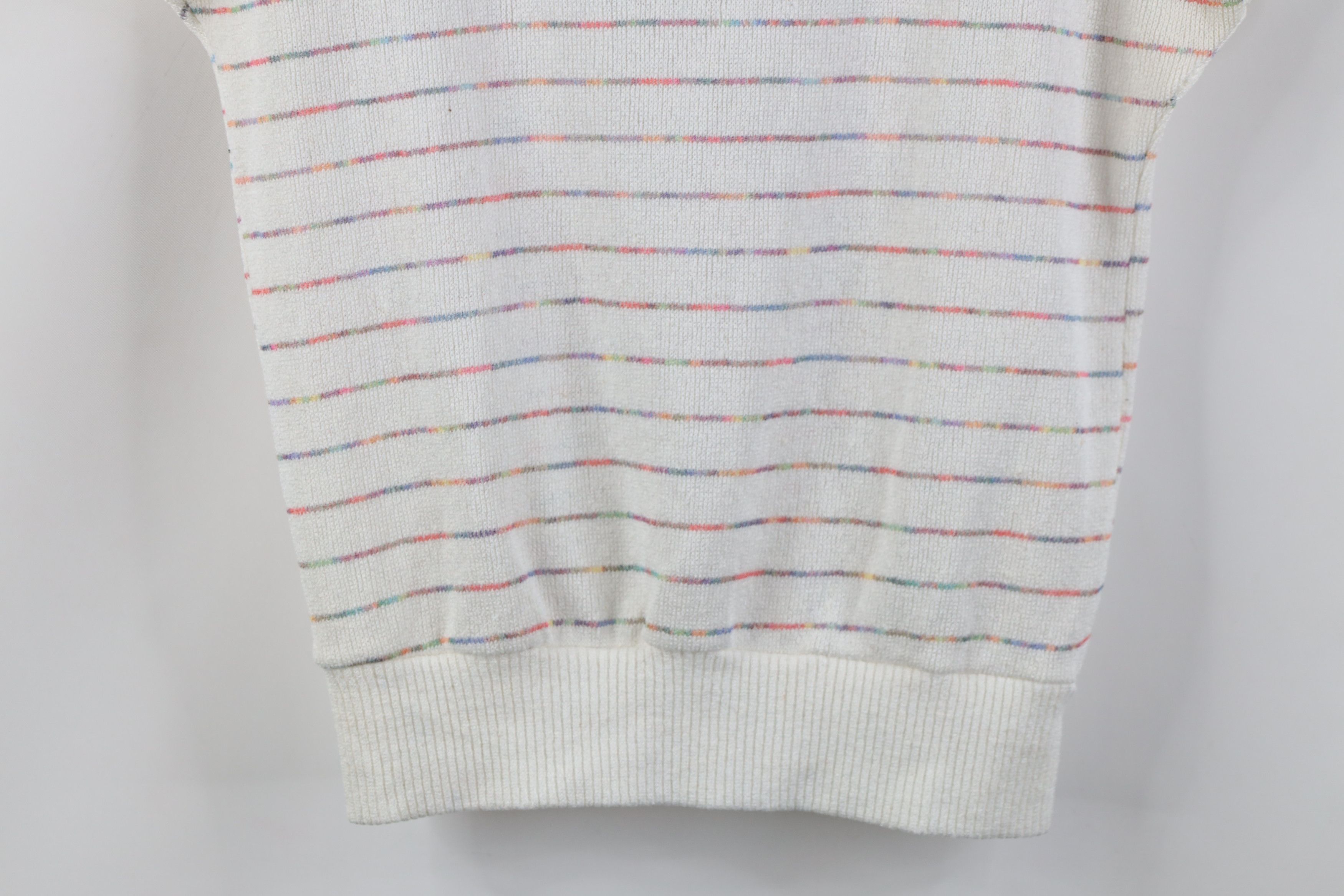 Vintage Vintage 80s 90s Streetwear Rainbow Striped Knit Sweater USA Size XS / US 0-2 / IT 36-38 - 11 Thumbnail