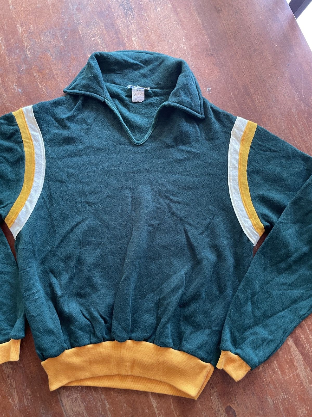 Vintage Vintage 60’s American Athletic Collared Sweatshirt Size M Size US M / EU 48-50 / 2 - 3 Thumbnail