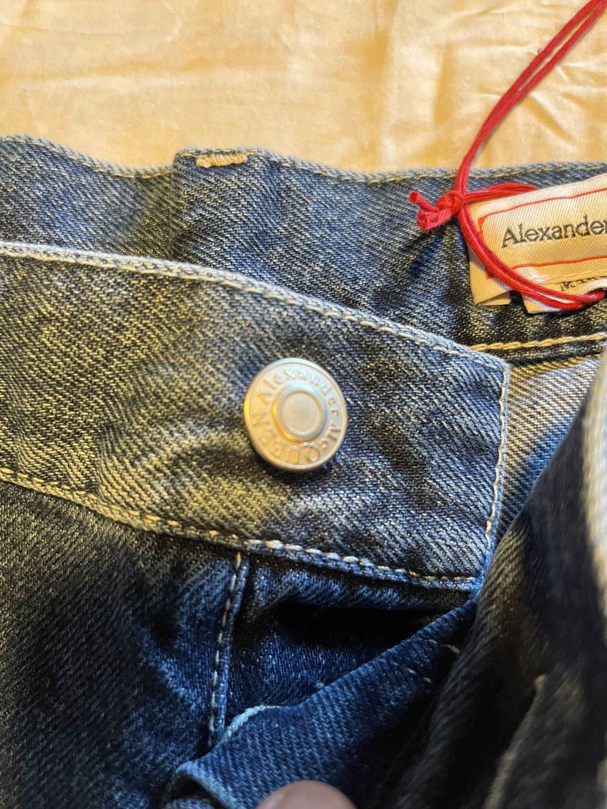 Alexander McQueen Alexander McQueen baggy wide leg jeans. Size US 34 / EU 50 - 10 Thumbnail