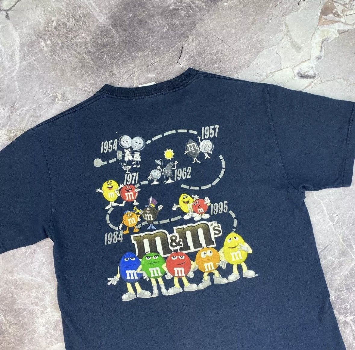 Vintage Vintage M&Ms World T-Shirt Official Merch M&M’s Promo Candy Size US L / EU 52-54 / 3 - 9 Thumbnail
