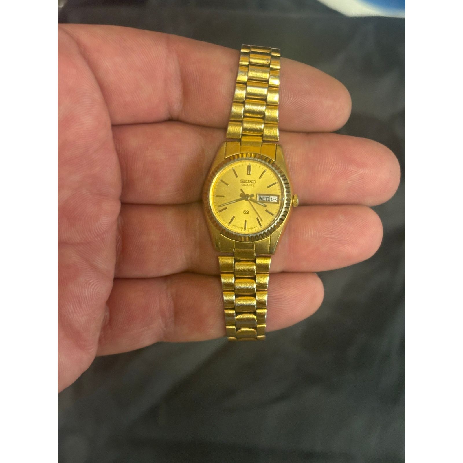 Seiko Seiko 2A23-0039 Gold Tone Women’s Watch! New Battery. Size ONE SIZE - 10 Thumbnail