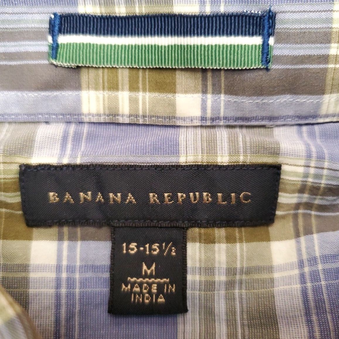 Banana Republic Banana Republic Shirt Mens 15.5 Multcolor Plaid Pearl Snap Classic Button Casual Shirt Mens M Multicolor Plaid Casual Button-Up Size US M / EU 48-50 / 2 - 4 Thumbnail