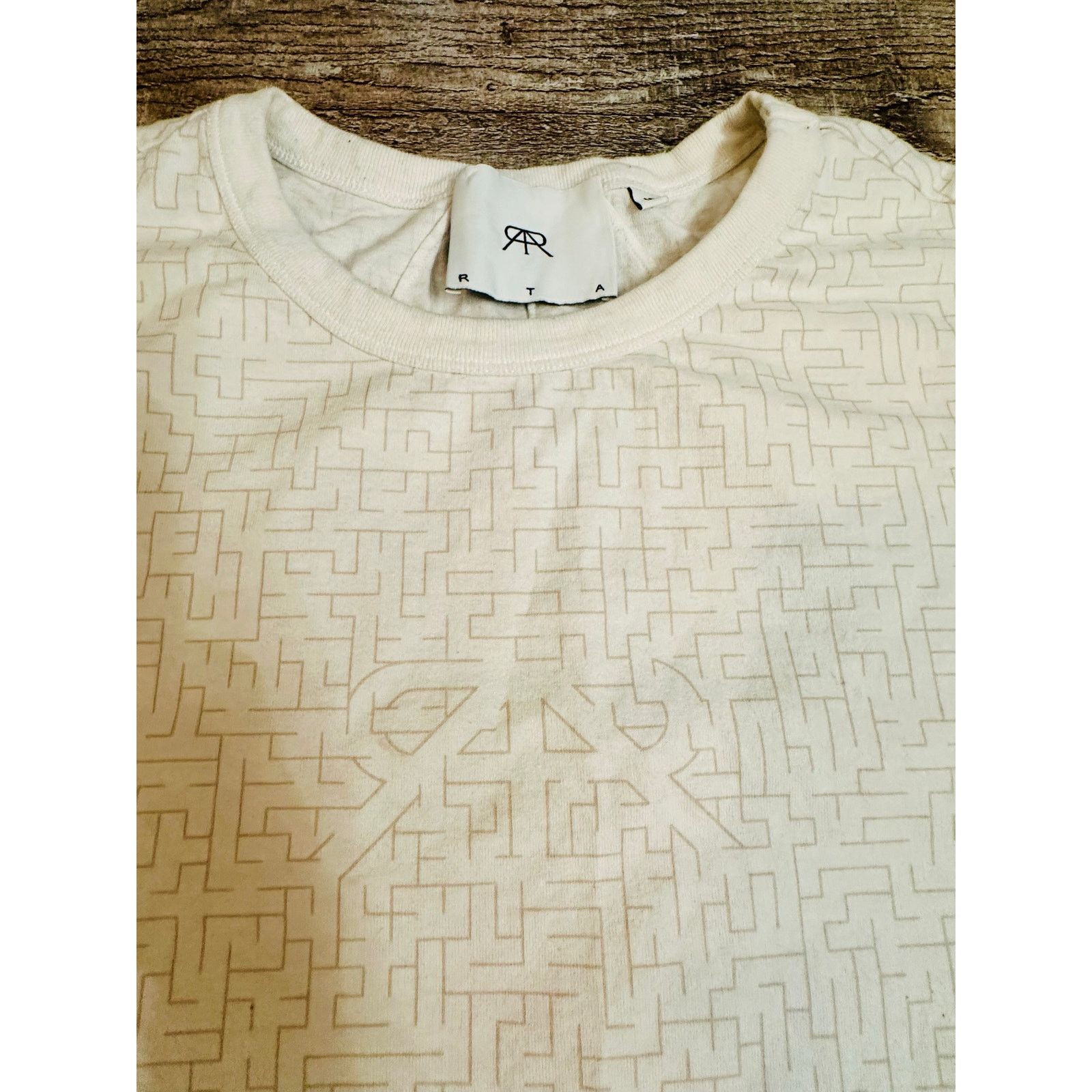 Rta RTA men’s oversized etched logo Tee Size US L / EU 52-54 / 3 - 1 Thumbnail