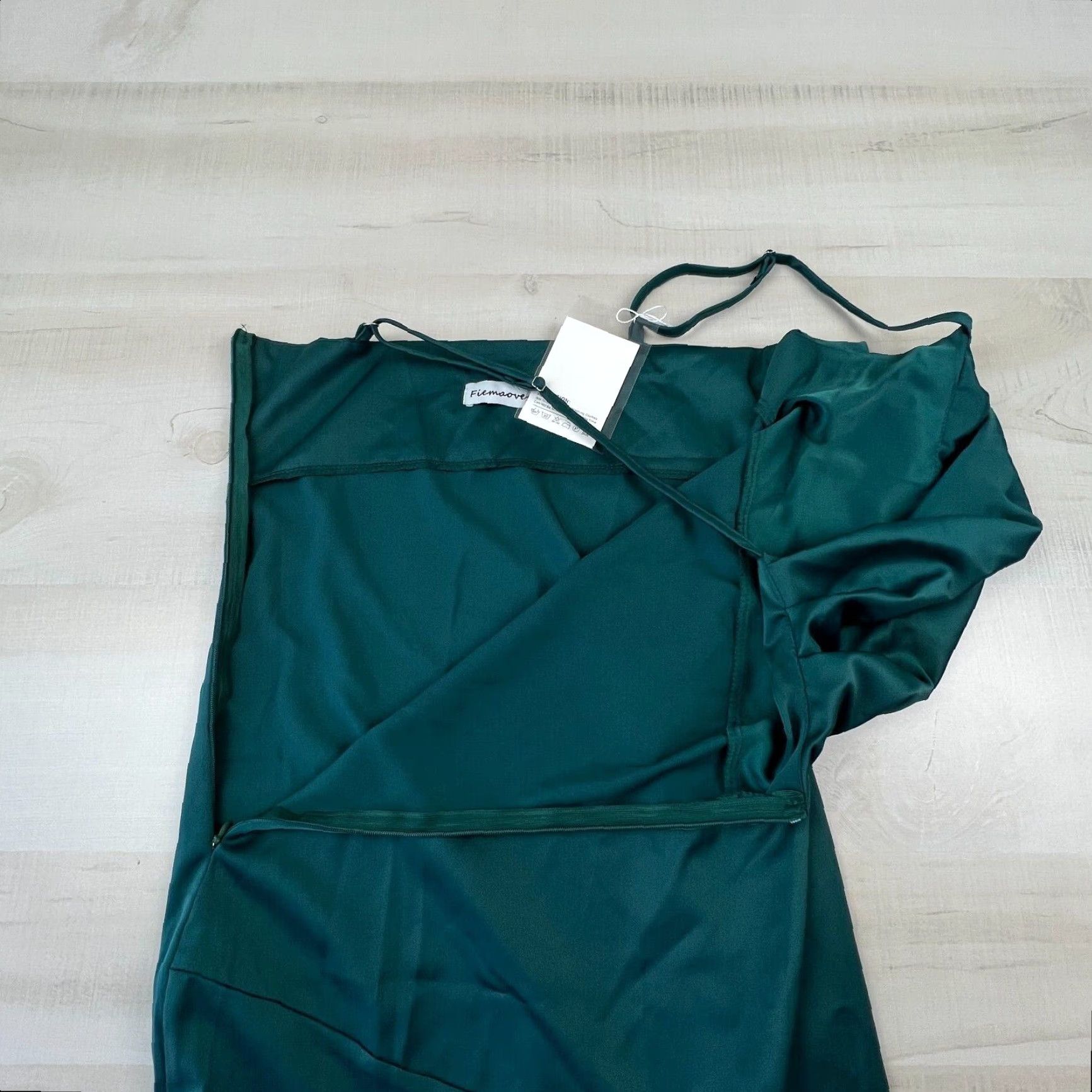 Vintage VINTAGE Fiemaoves Women's Maxi Dress XS Satin Slip Cowl Neck Side Split Strappy Formal Party Wedding Size XS / US 0-2 / IT 36-38 - 4 Thumbnail