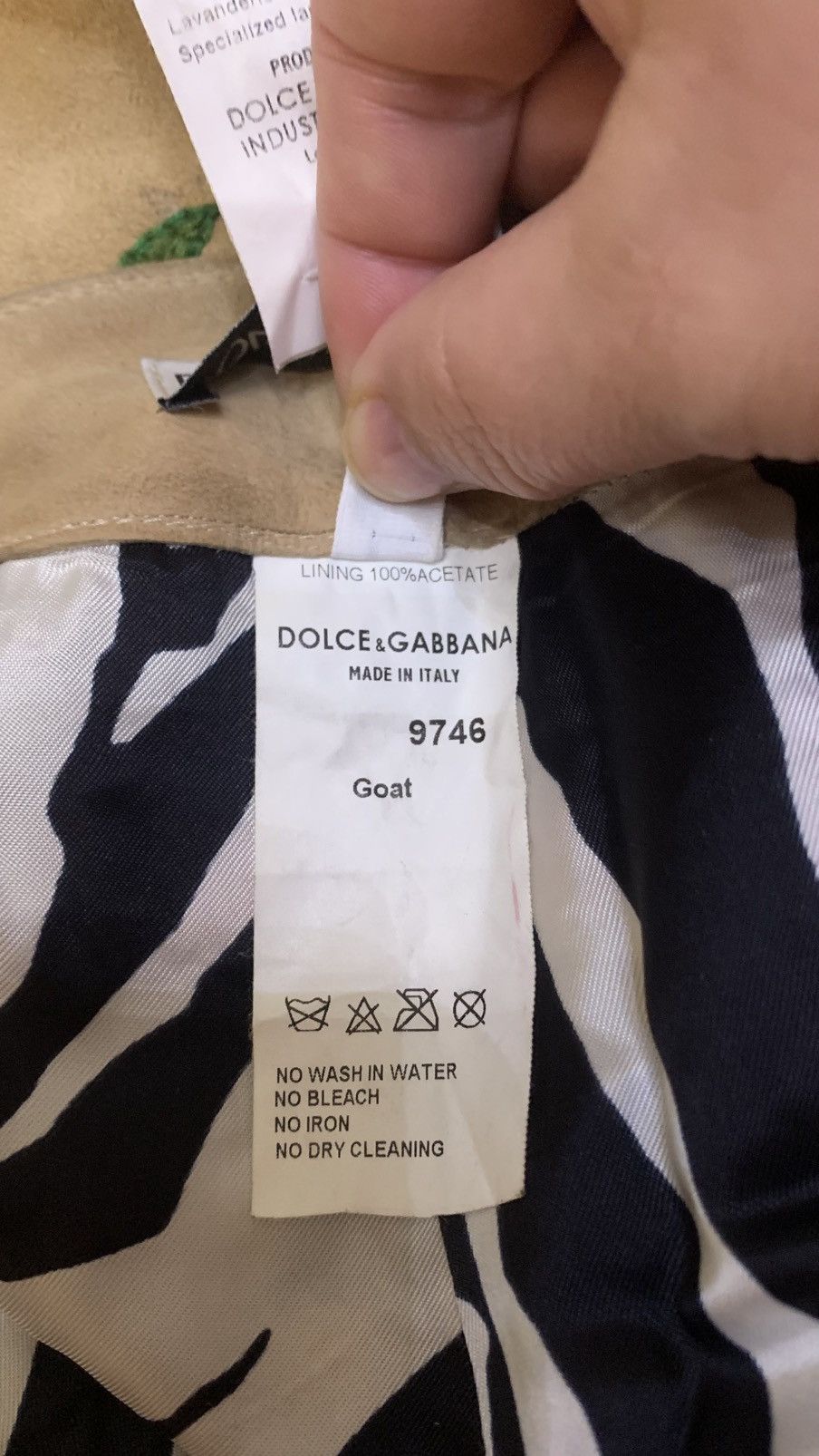 Dolce & Gabbana Dolce & Gabbana Vintage Suede Pants — Hand Embroidered Size 28" / US 6 / IT 42 - 7 Thumbnail