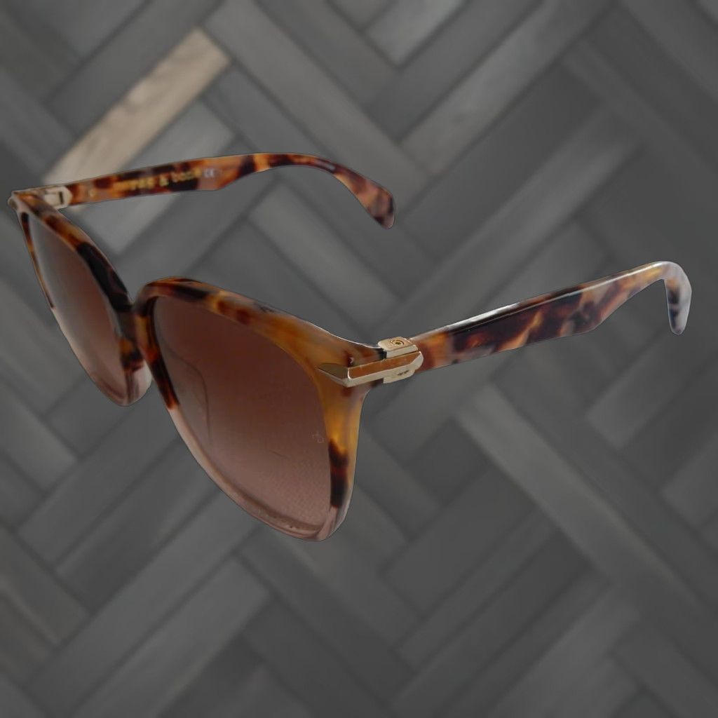 VINTAGE rag & bone Sunglasses Woman 56/18 145 Brown RNB1026 HT8 M2 Women 56[]18 145 Brown