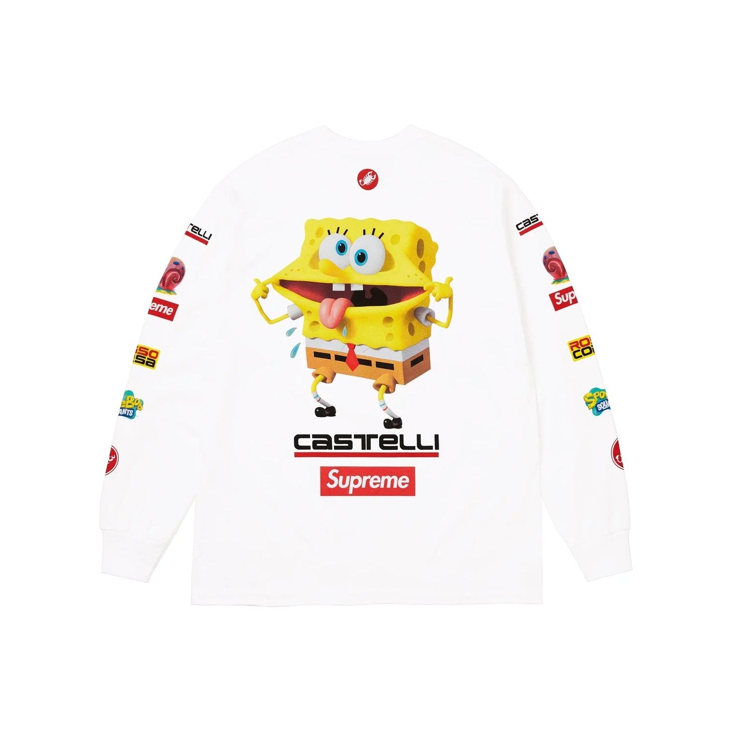 Supreme Supreme x Spongebob Long Sleeve Tee Size L Size US L / EU 52-54 / 3 - 1 Thumbnail