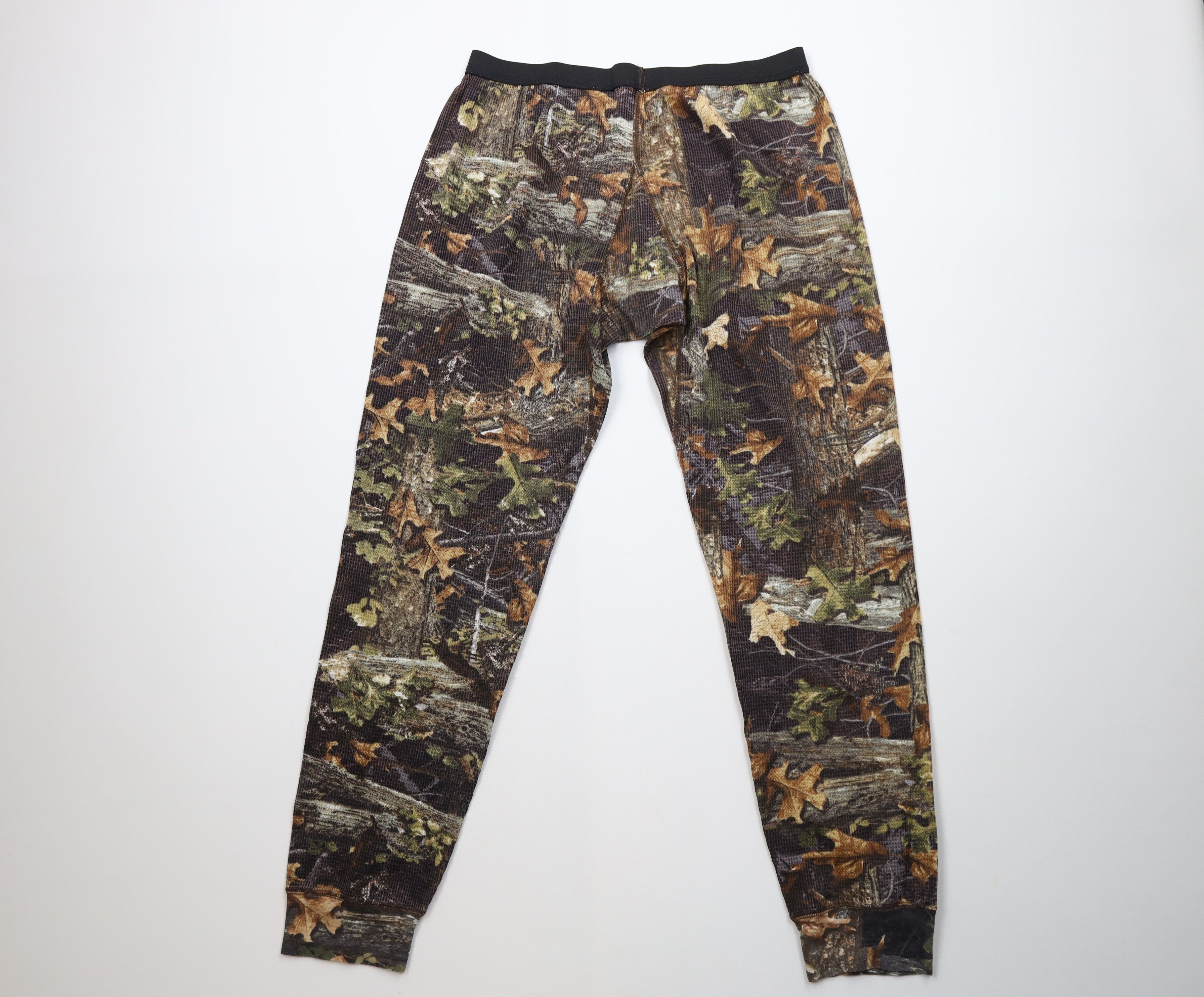 Vintage Vintage 90s Y2K Streetwear Camouflage Thermal Waffle Joggers Size US 38 / EU 54 - 7 Thumbnail