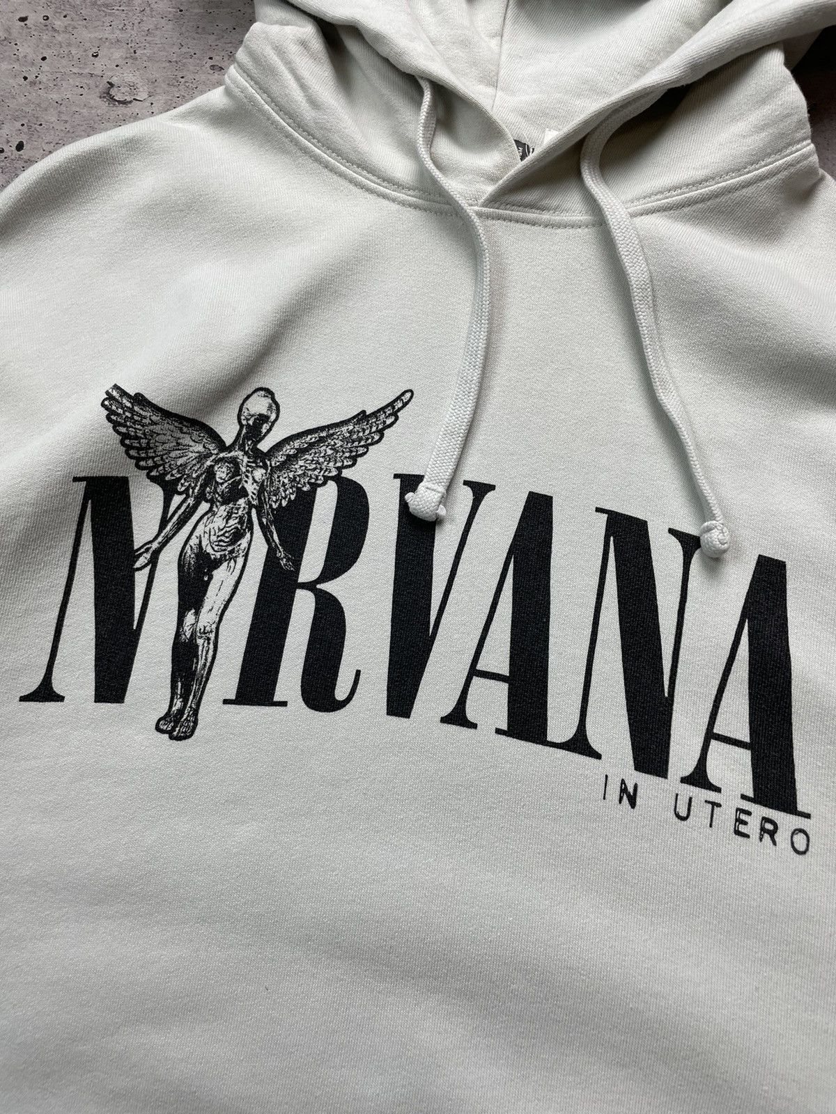 Band Tees × Nirvana × Vintage Nirvana In Utero Hoodie Size M Size US M / EU 48-50 / 2 - 5 Thumbnail
