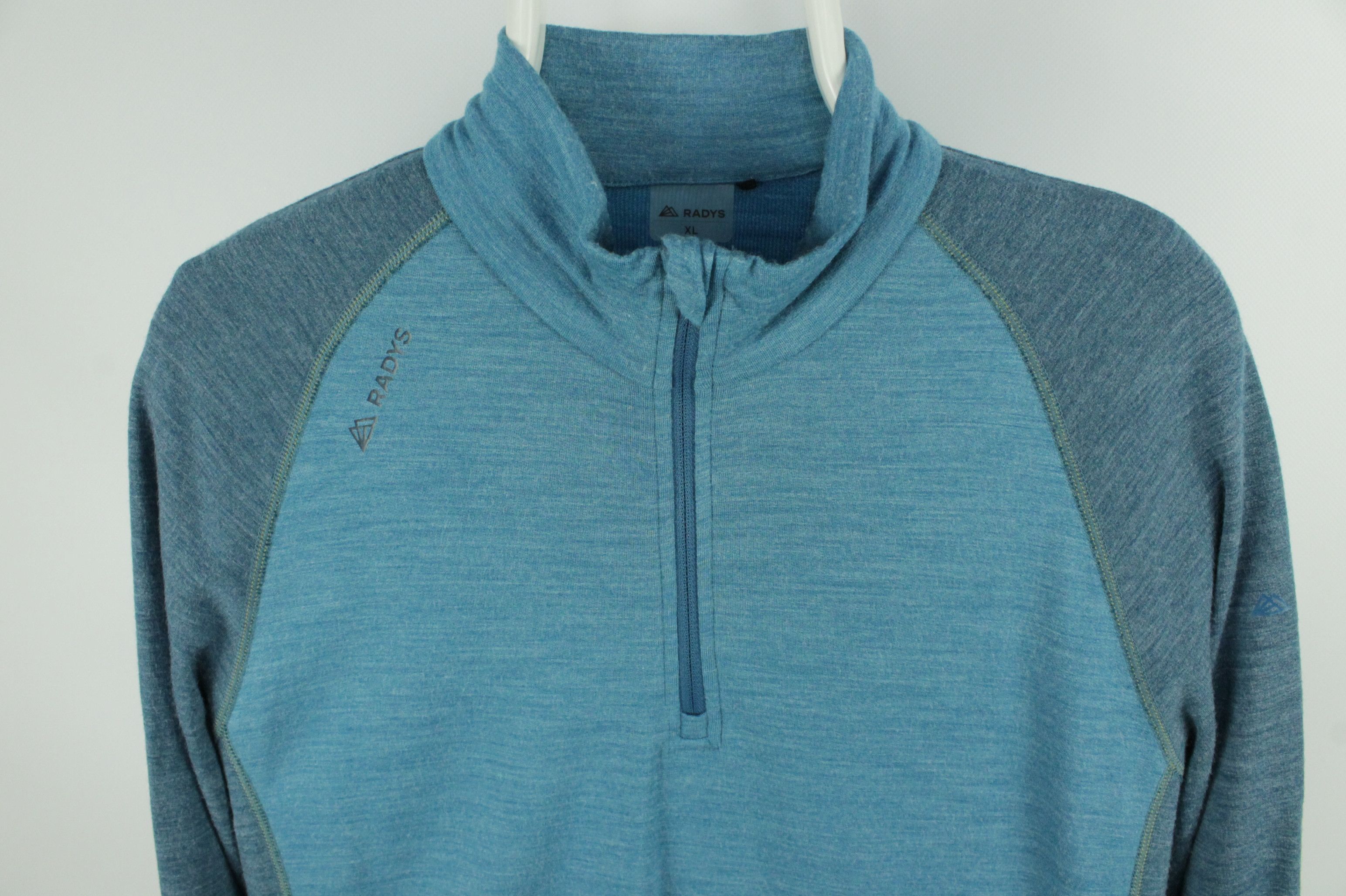 Other RADYS Mens R5 Merino Zip Shirt Longsleeve Top Sweater Size US XL / EU 56 / 4 - 2 Thumbnail