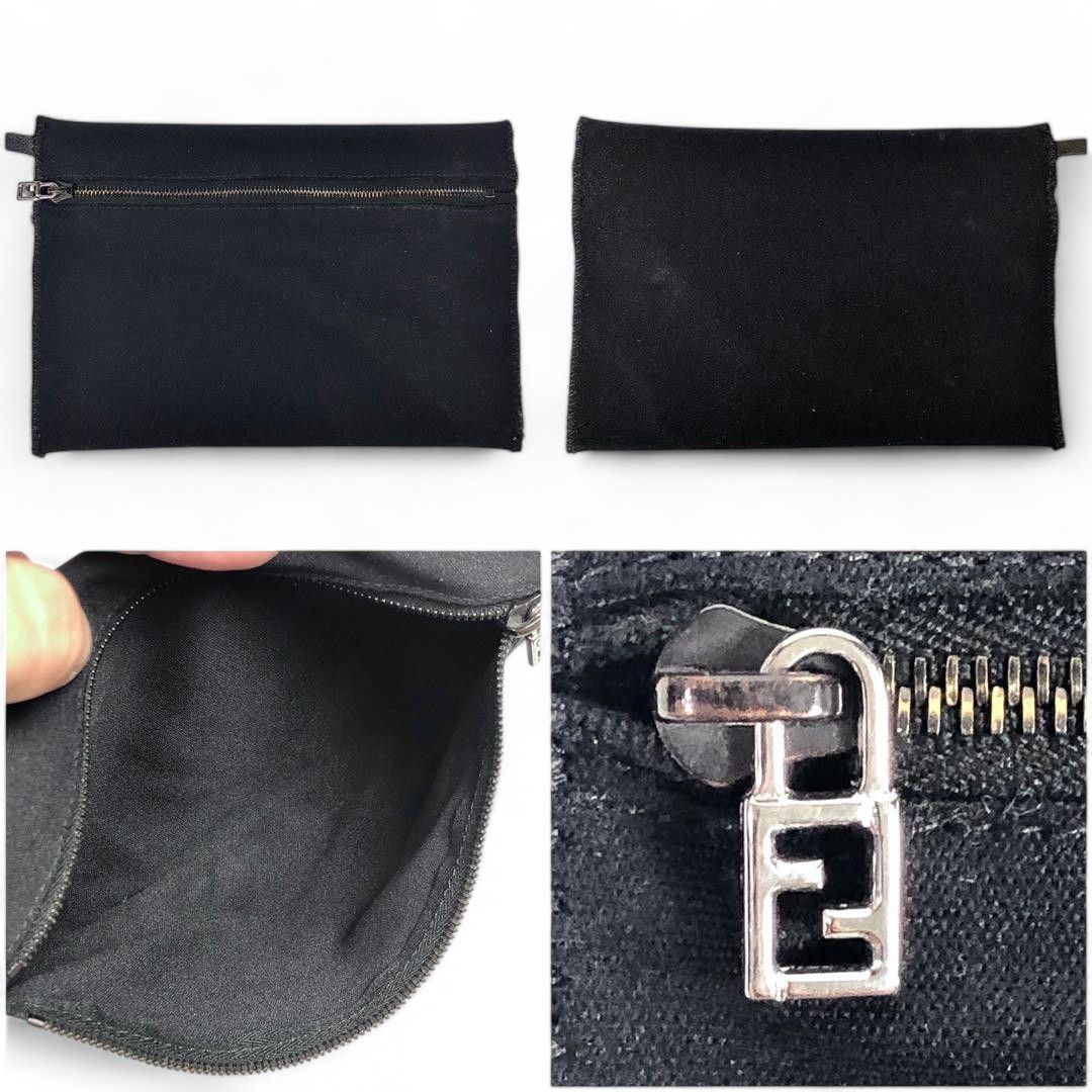 Fendi - Mamma Bucket Shoulder Bag Mini Pouch Black