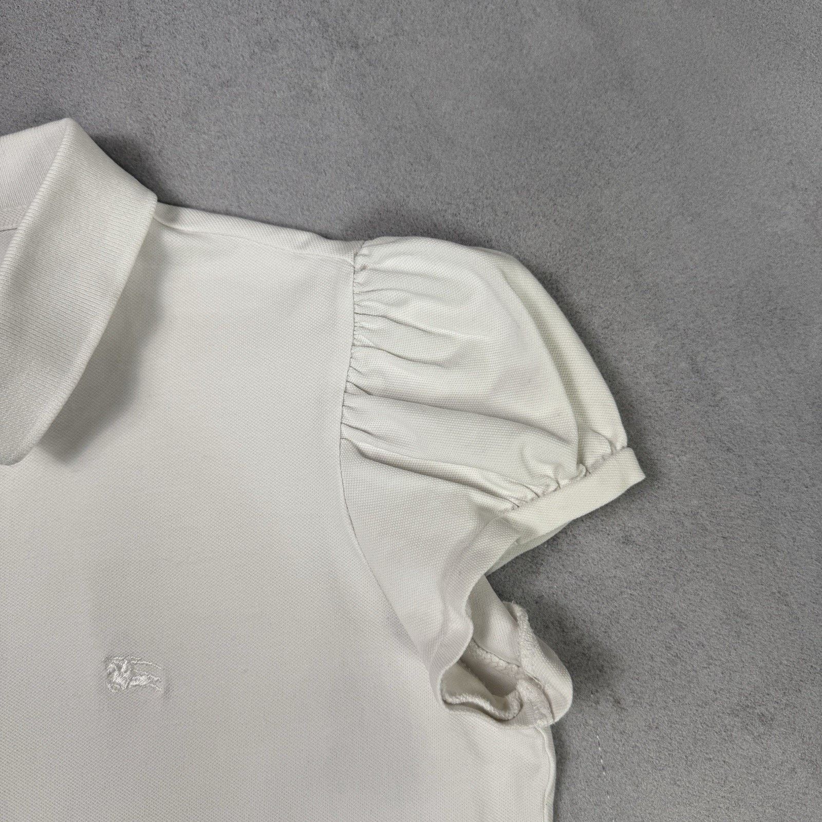 Burberry Burberry Women Polo T Shirt Size S White Size S / US 4 / IT 40 - 2 Thumbnail