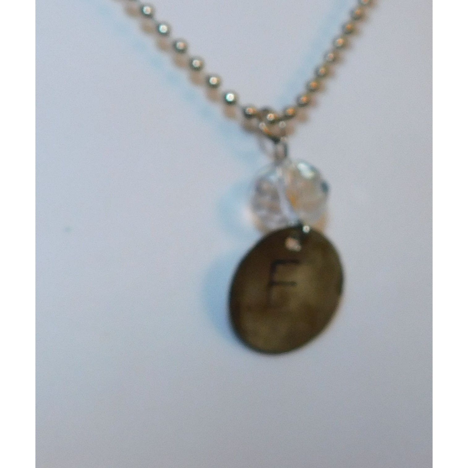 Other Sterling Silver E Necklace Size ONE SIZE - 3 Thumbnail
