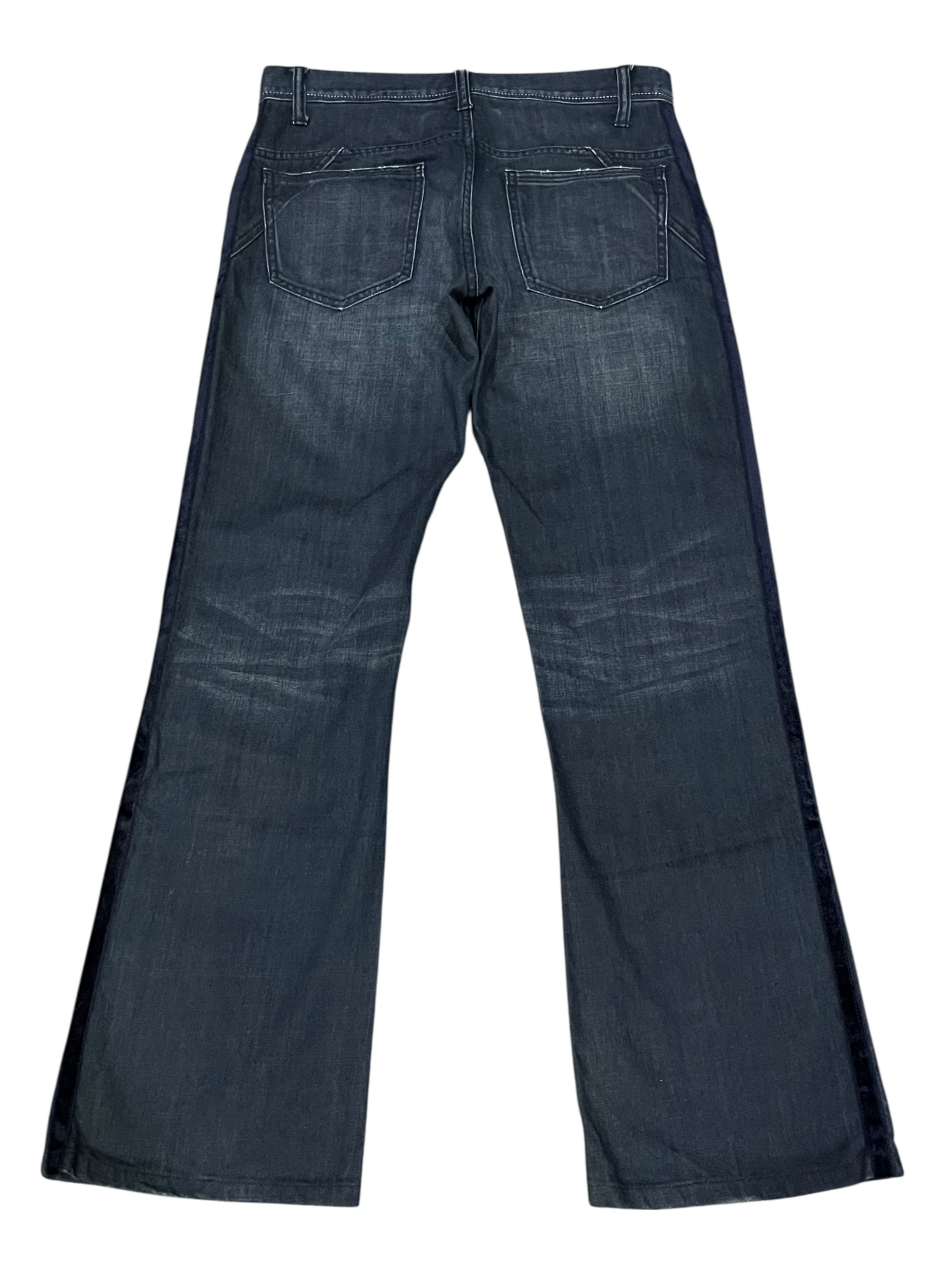Issey Miyake 🔥STEALS💥90’s TETE HOMME Velvet Side Line Minimalist Flared Size US 31 - 5 Thumbnail