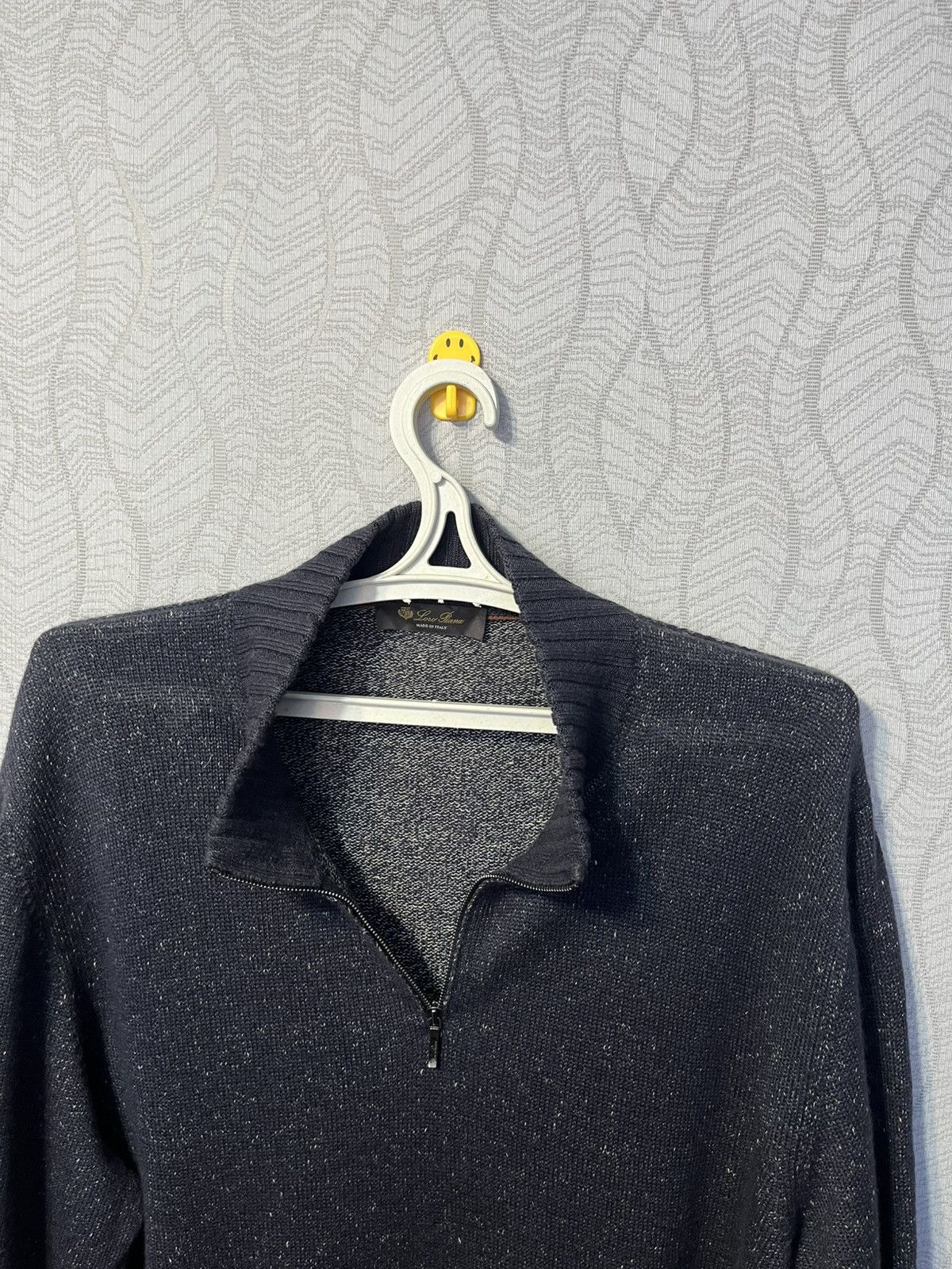Loro Piana Loro Piana Half-Zip Jupmer Sweater Cashmere Linen Silk XXL Size US XXL / EU 58 / 5 - 3 Thumbnail