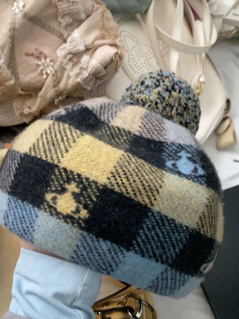 Vivienne Westwood Vivienne Westwood A woolen checkered beret Size ONE SIZE - 1 Thumbnail