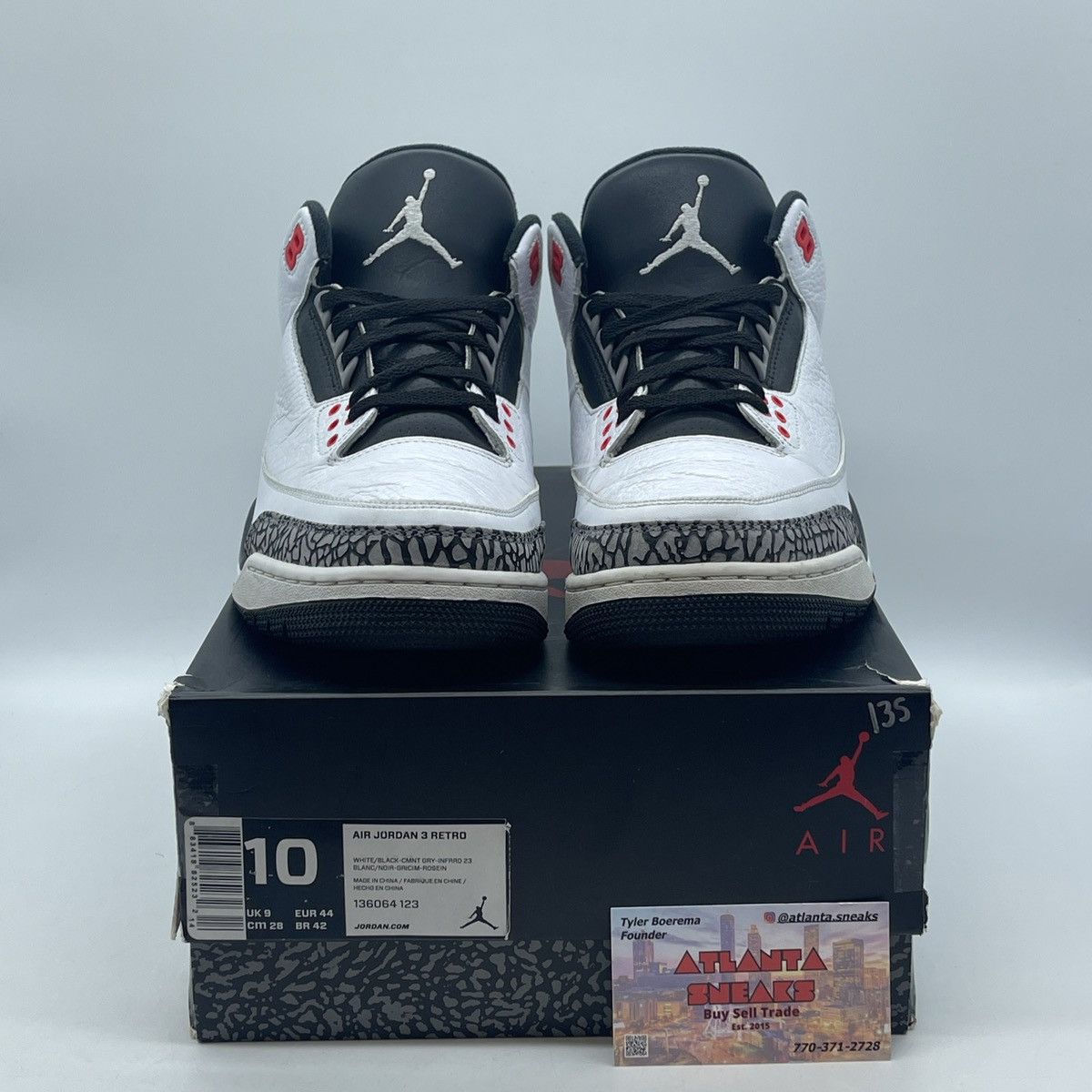 Jordan Brand Air Jordan 3 infrared 23 Size US 10 / EU 43 - 2 Thumbnail