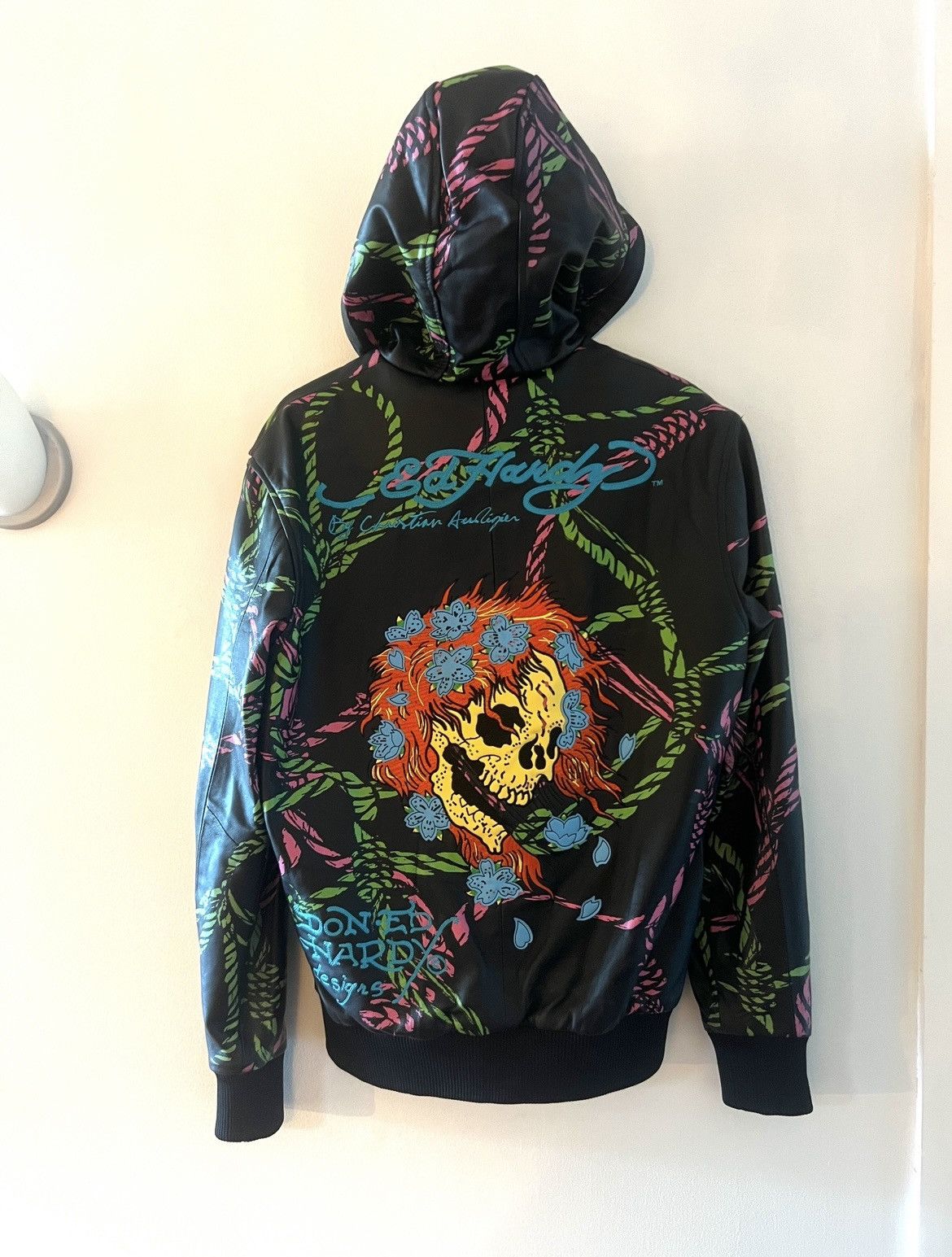 希少最安値ベロアChristian Audigier ネイビー ジャケット 希少最安値ベロアChristian Audigier ネイビー ジャケット
