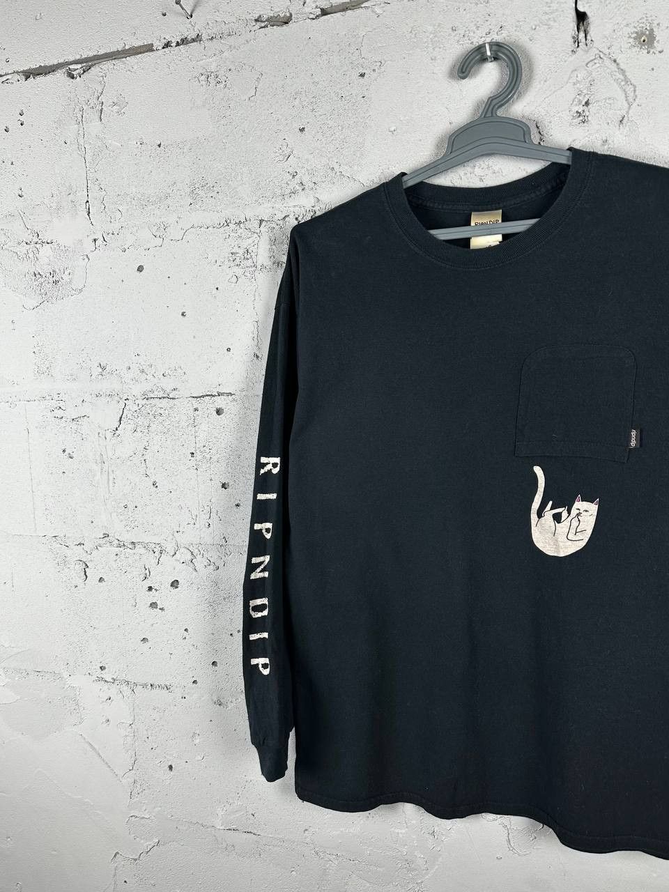RIPNDIP × Vintage Vintage Rip N Dip ICONIC LS T Shirt Pocket Graphic Cat Size US XL / EU 56 / 4 - 2 Thumbnail