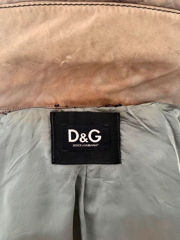 Dolce & Gabbana AW2007 Dolce & Gabbana Runway Utility Jacket Leather Vintage Size US L / EU 52-54 / 3 - 3 Thumbnail