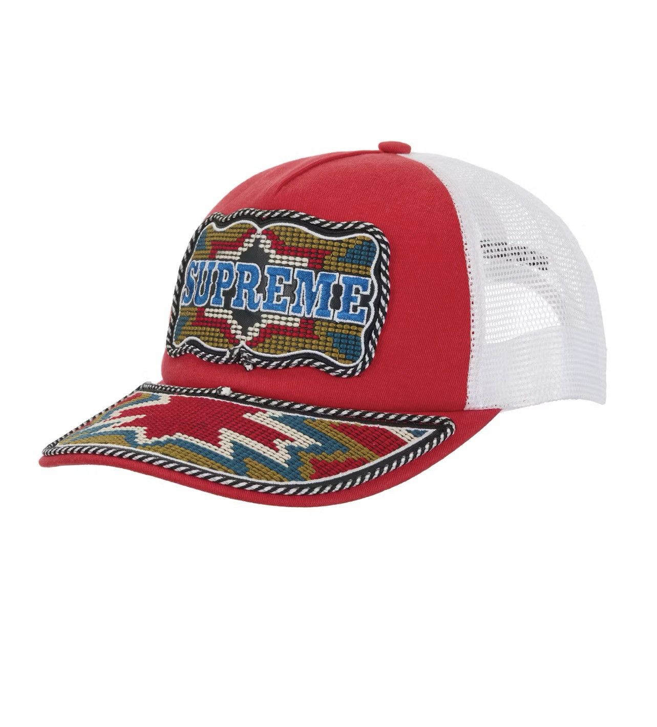 Supreme Supreme Western Mesh Back 5 Panel Cap Size ONE SIZE - 3 Thumbnail