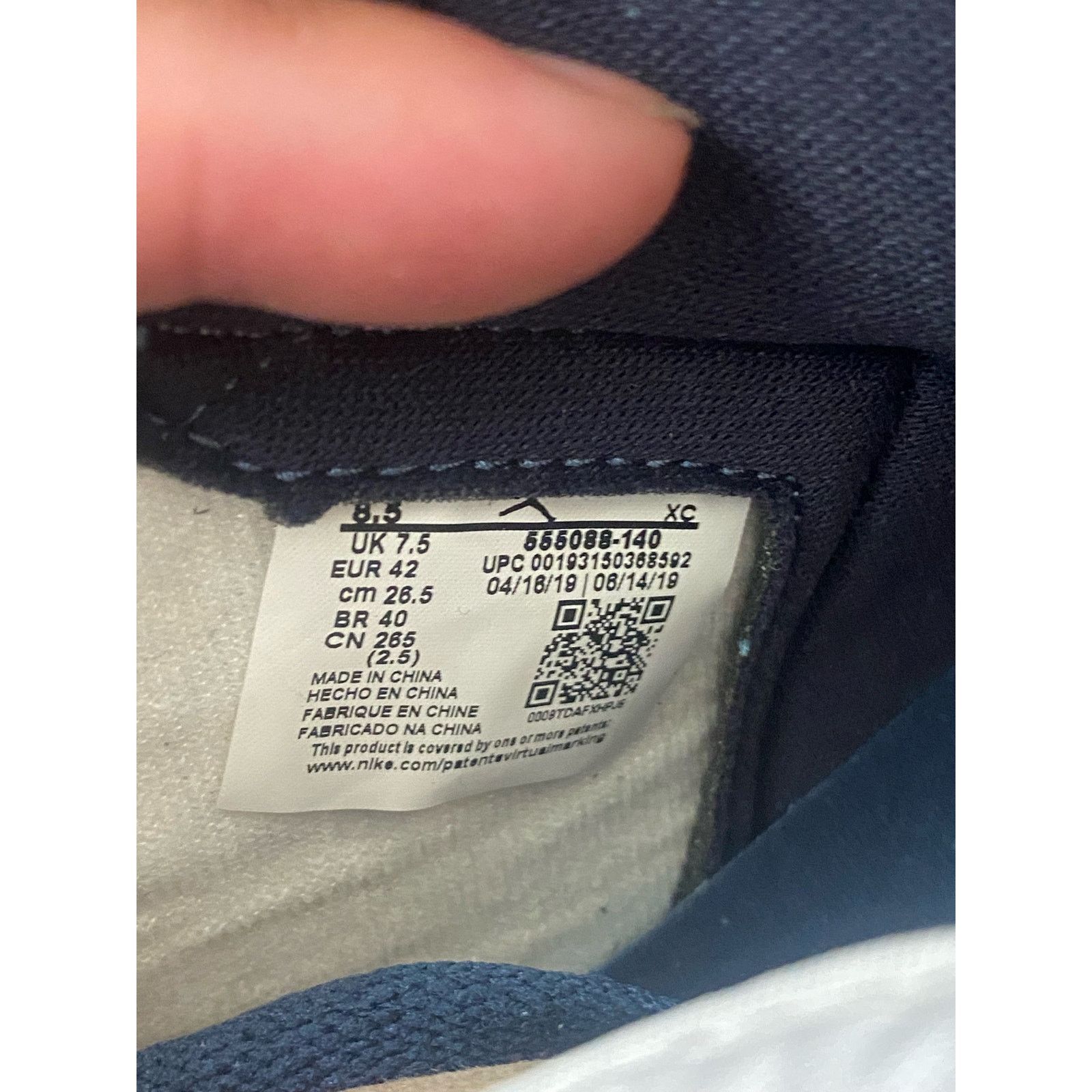 Nike Air Jordan 1 Retro High OG ‘Obsidian’ sz m8.5 w10 Size US 8.5 / EU 41-42 - 7 Thumbnail