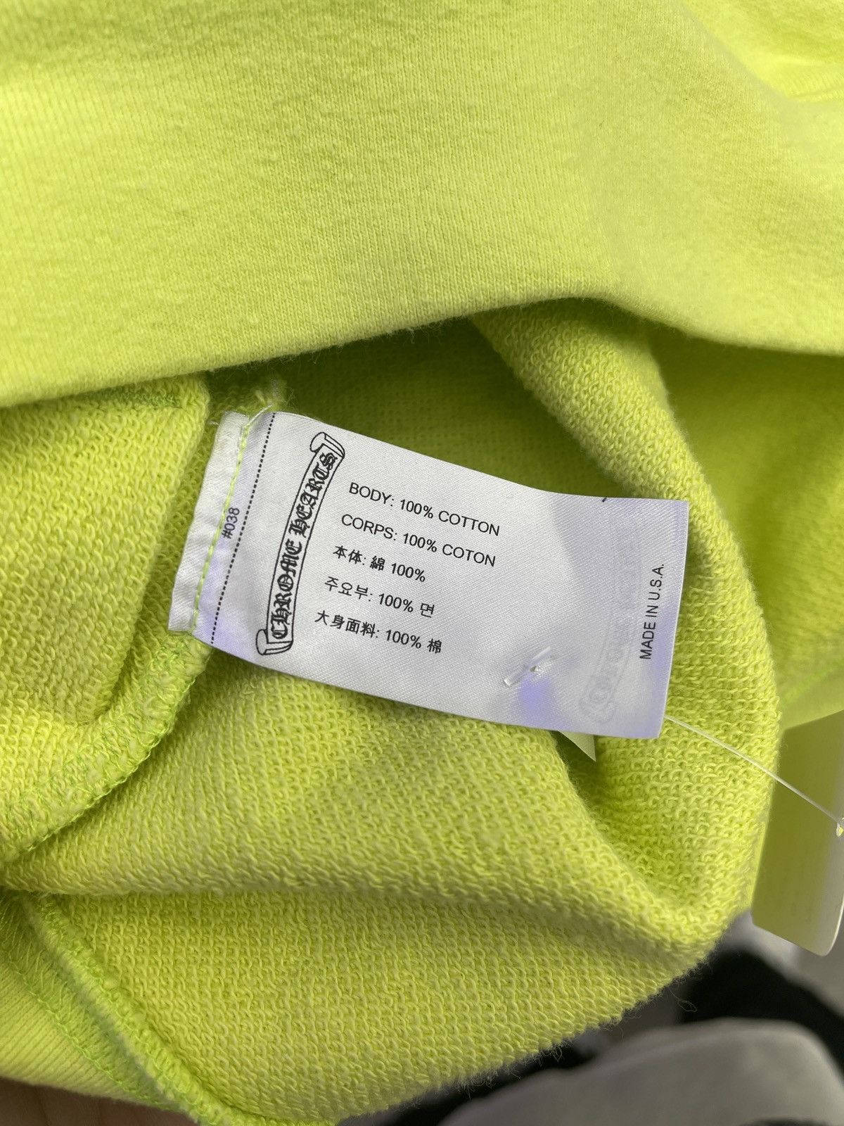 Chrome Hearts Chrome Hearts Link (lime) Hoodie Size US S / EU 44-46 / 1 - 4 Thumbnail