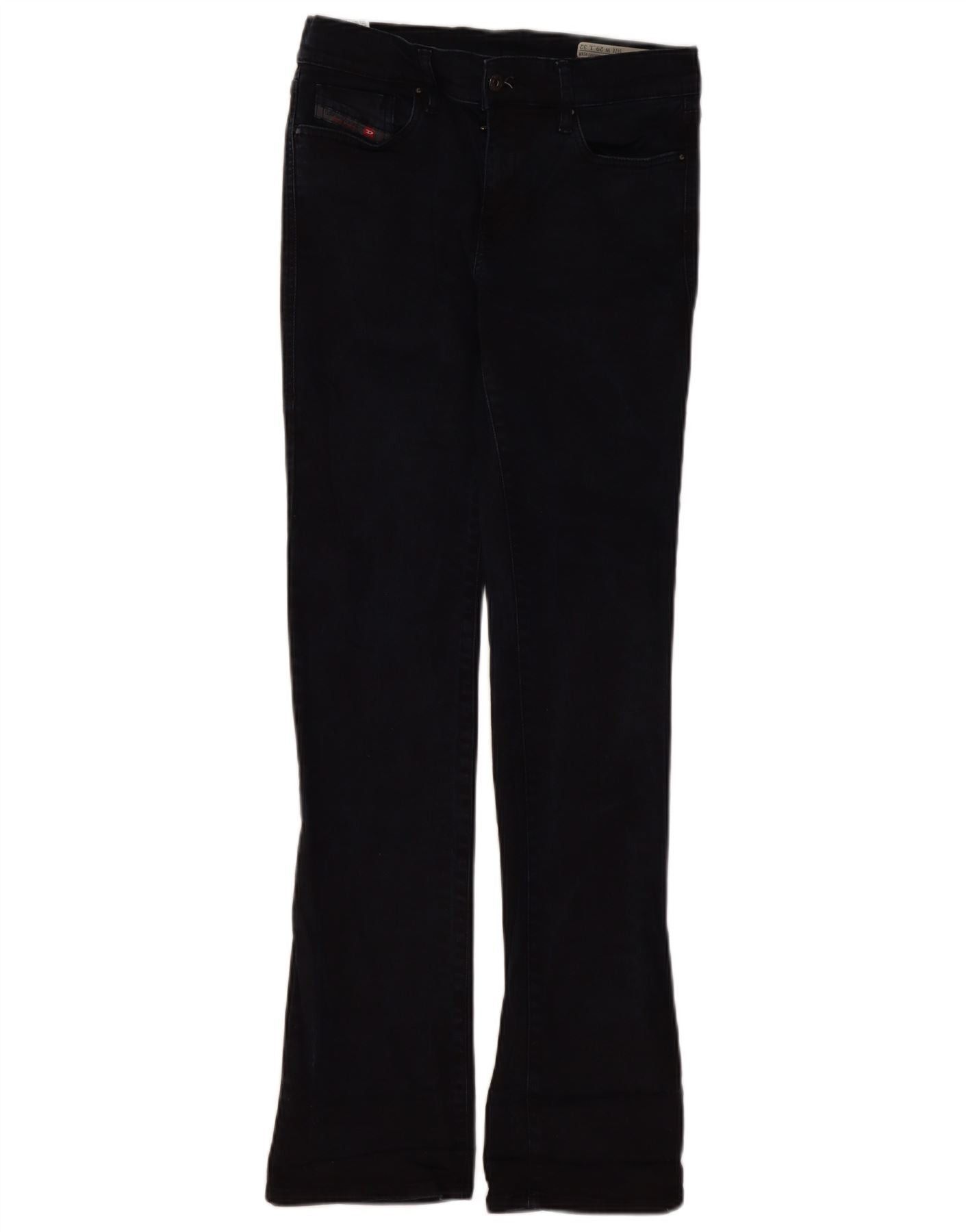 Diesel Womens Bootzee-St Regular Slim Fit Bootcut Jeans W29 L32 Nav Size 42" / US 20 - 1 Thumbnail