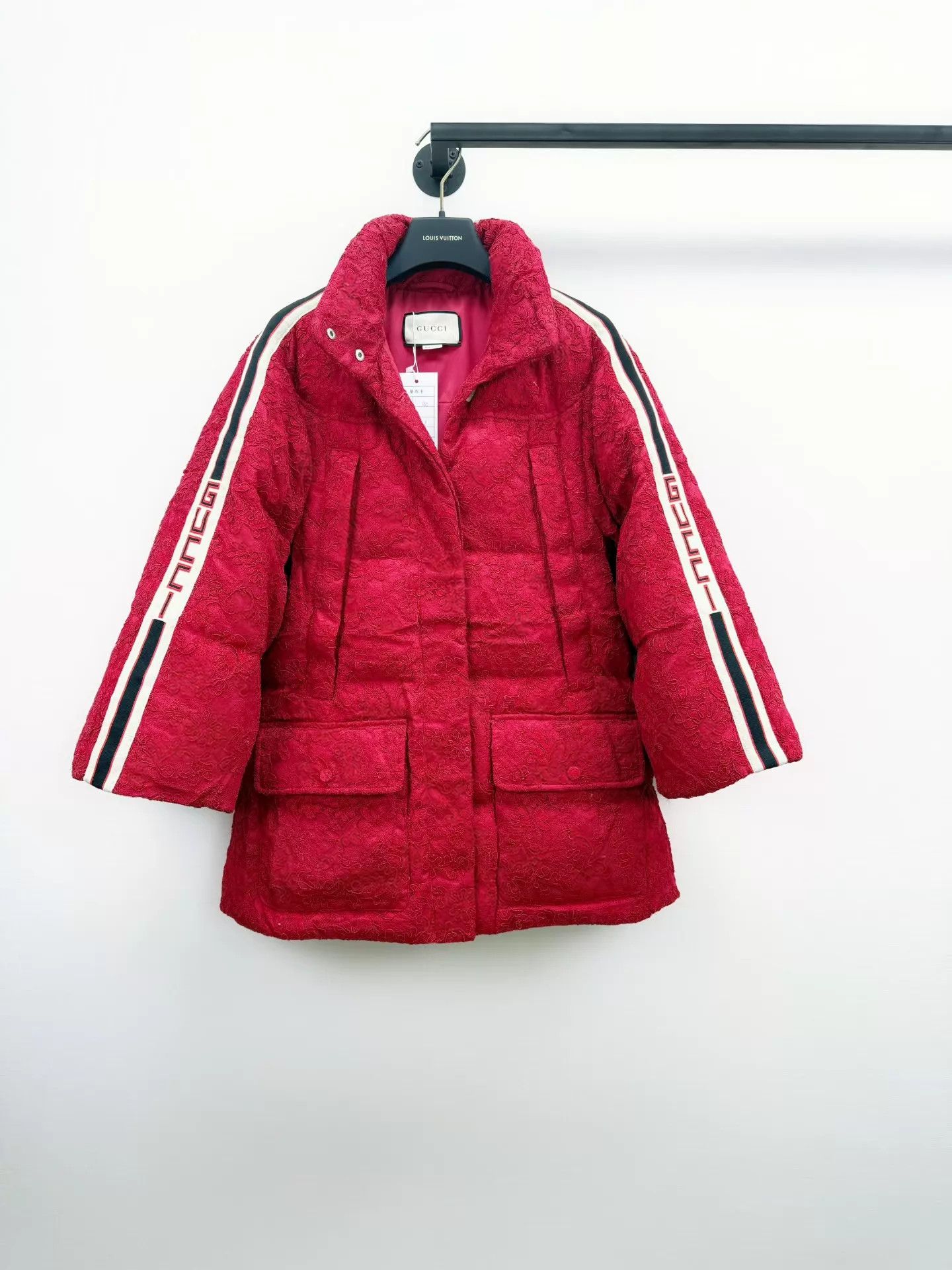 Gucci Gucci Lace Down Jacket Women's 40 Worn 2x Like New Size S / US 4 / IT 40 - 1 Thumbnail