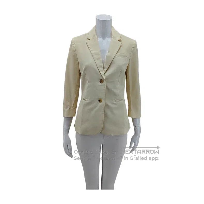 The Row The Row White wool long-sleeved mid-length suit Size M / US 6-8 / IT 42-44 - 1 Thumbnail