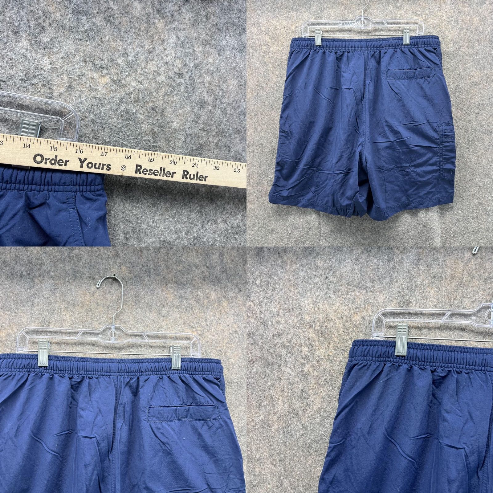 Tommy Bahama Tommy Bahama Shorts Men Large Blue Nylon Athletic Elastic Waist Lined Casual Size US 33 - 8 Thumbnail