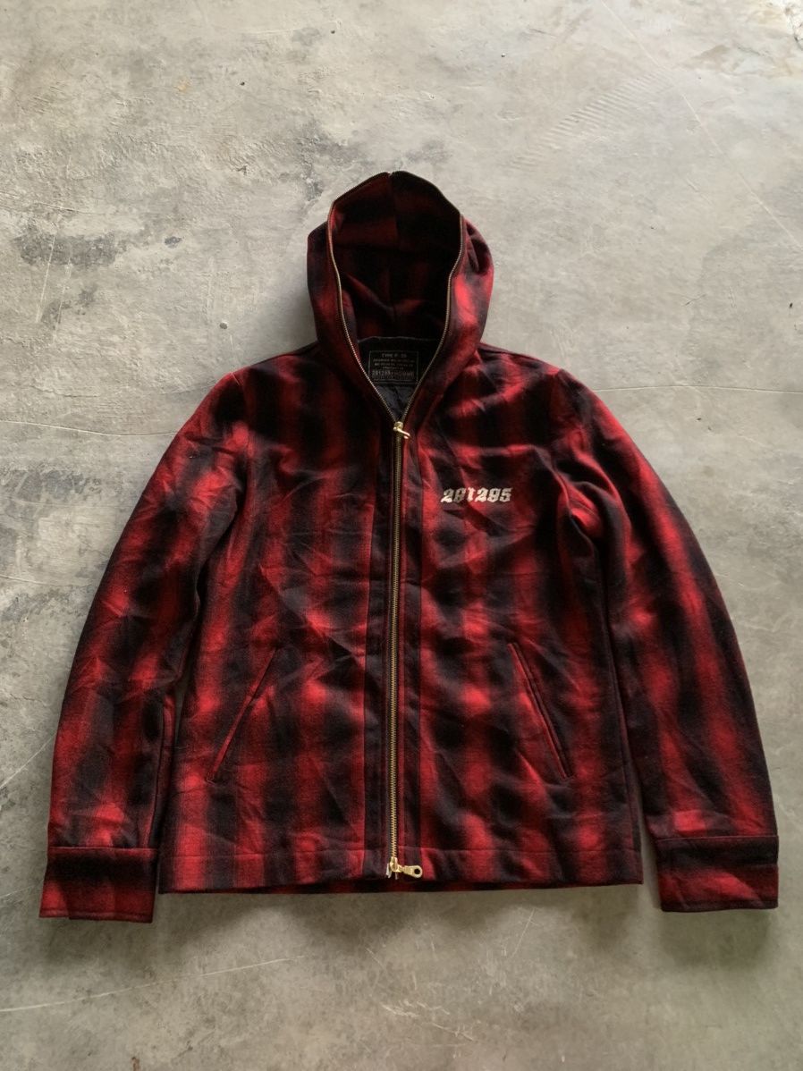 20471120 291295 hoodie wool flannel double way full zipper punk Size US M / EU 48-50 / 2 - 2 Thumbnail