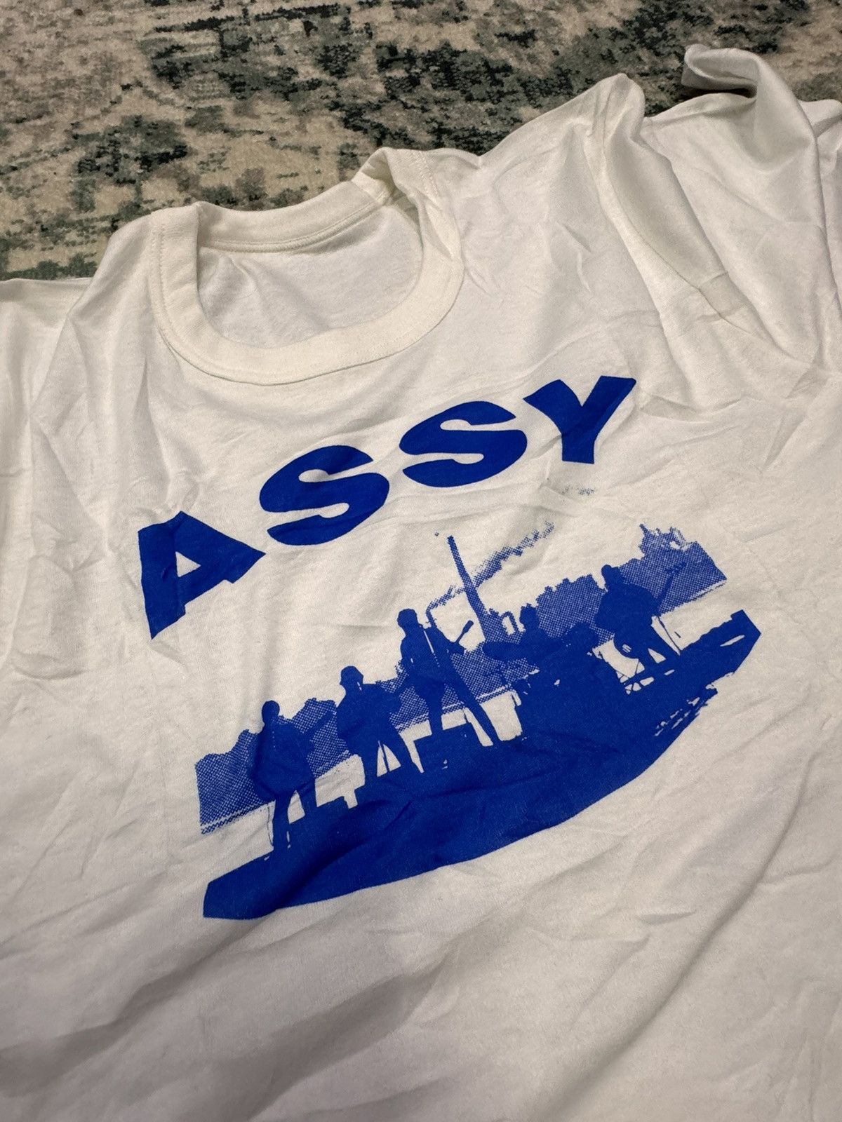 Band Tees VINTAGE 1980s ASSY JAPANESE RETRO BAND Size US S / EU 44-46 / 1 - 5 Thumbnail
