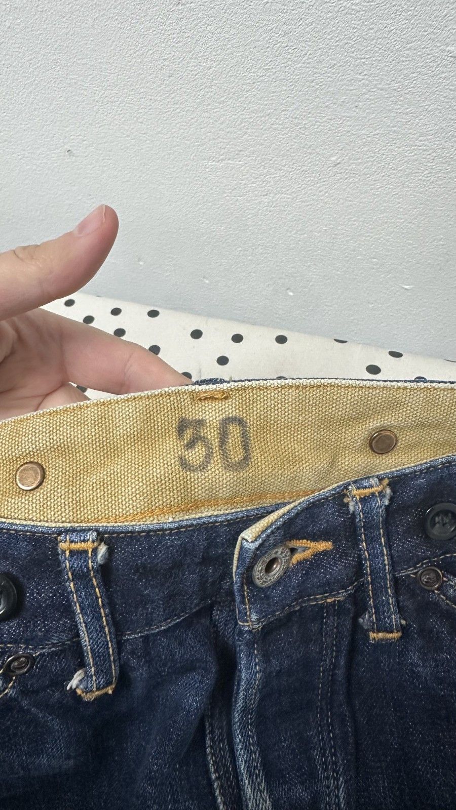 Other Red Tornado Blacksmith Buckle Back Jeans 16.5oz Raw Selvedge Size US 30 / EU 46 - 12 Thumbnail