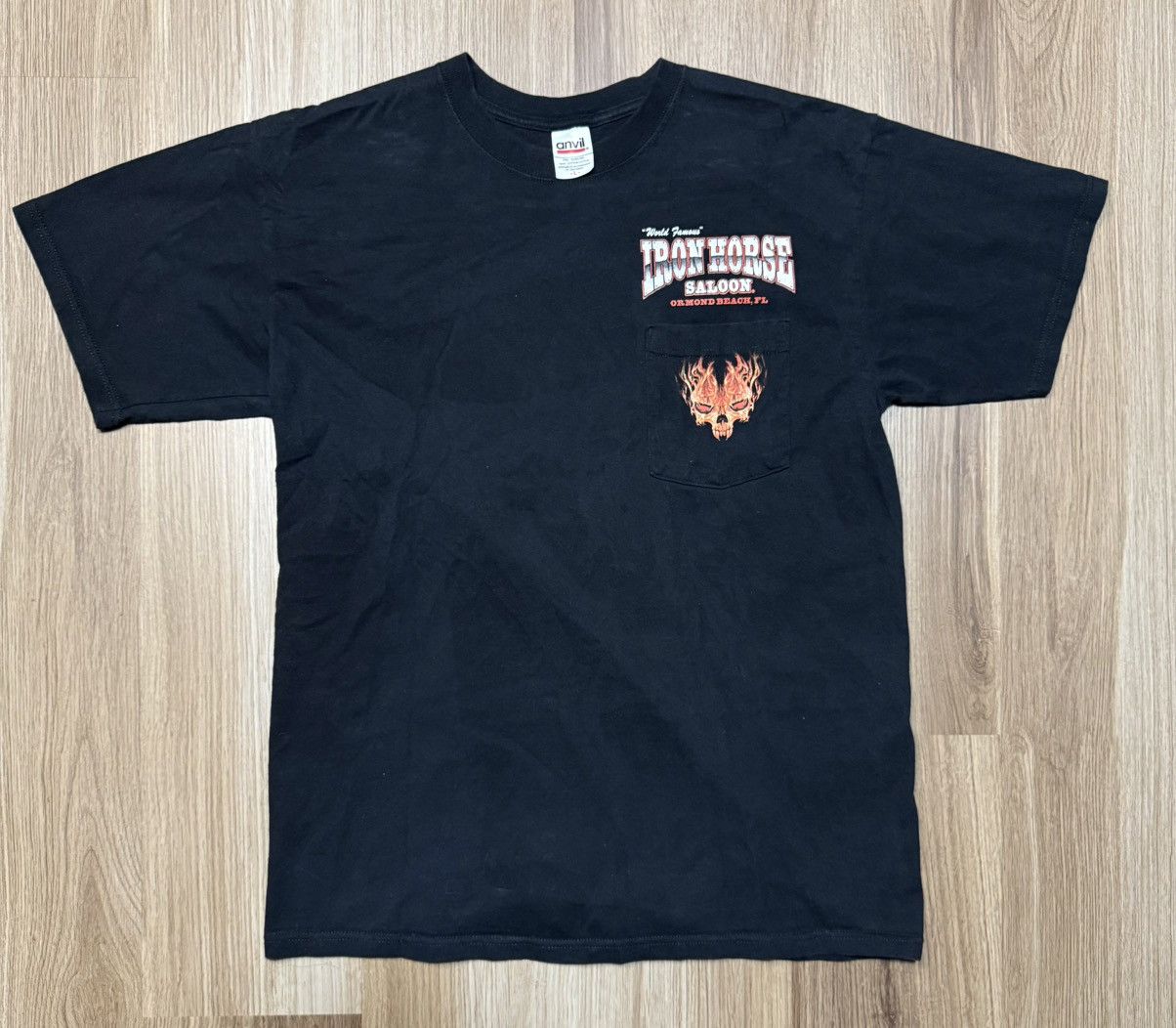 Other Vtg Y2K Iron Horse Saloon Black Men’s T-Shirt Size Large Size US L / EU 52-54 / 3 - 1 Thumbnail