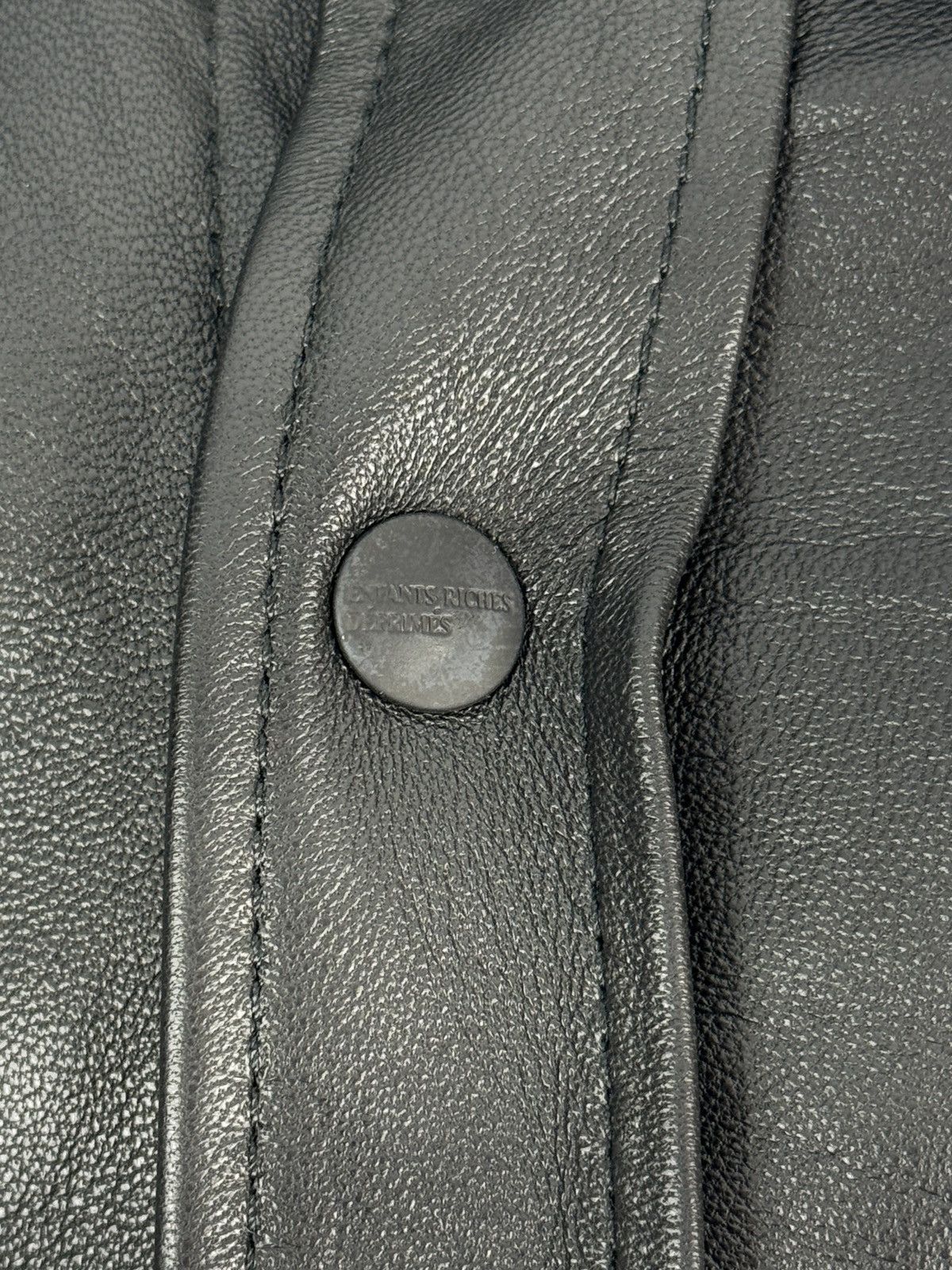 Enfants Riches Deprimes Soft Leather Oversized Padded Over-shirt Size US L / EU 52-54 / 3 - 6 Thumbnail