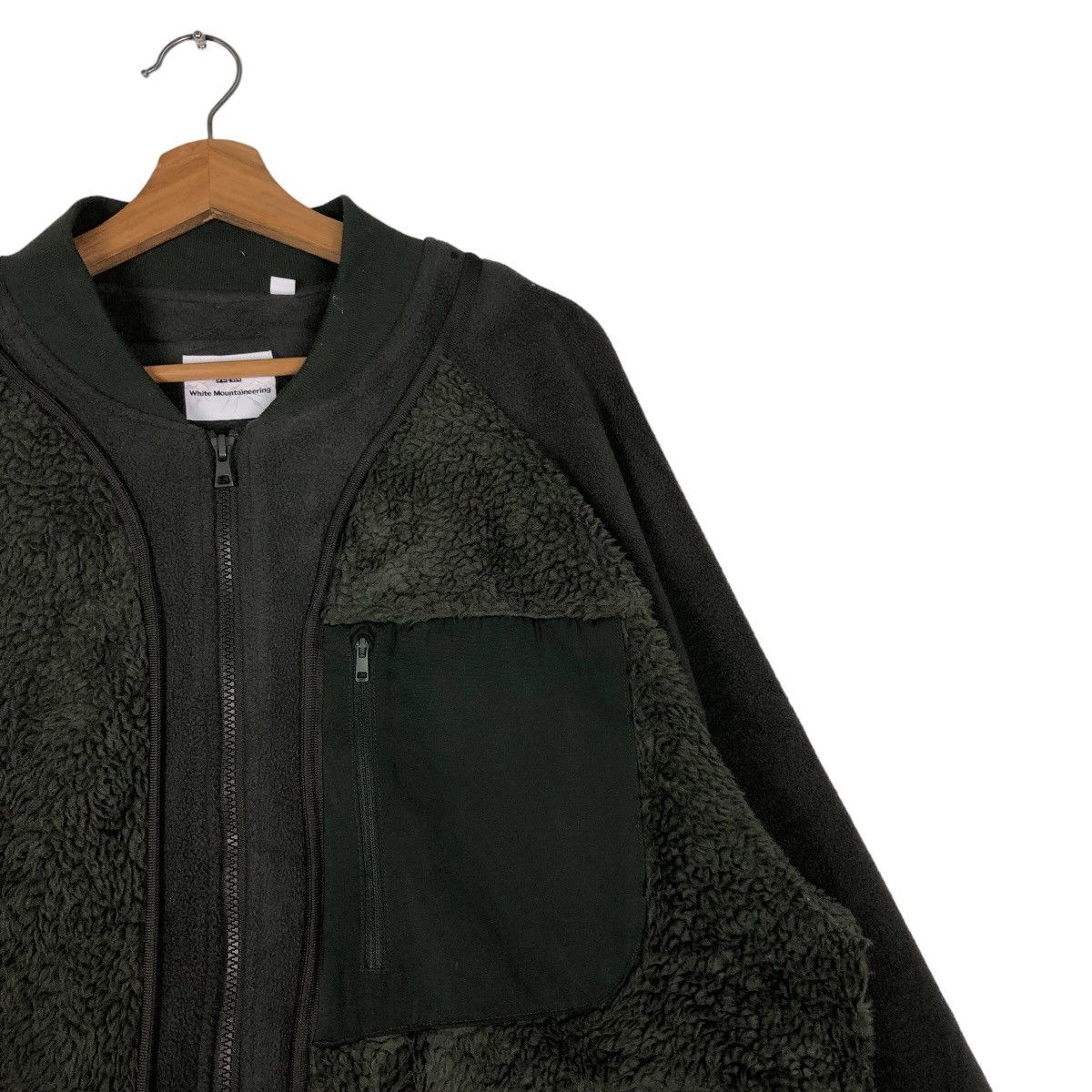 White Mountaineering 🔥Vtg Fleece Jacket Zipper White Mountaineering Japan Size US XL / EU 56 / 4 - 6 Thumbnail