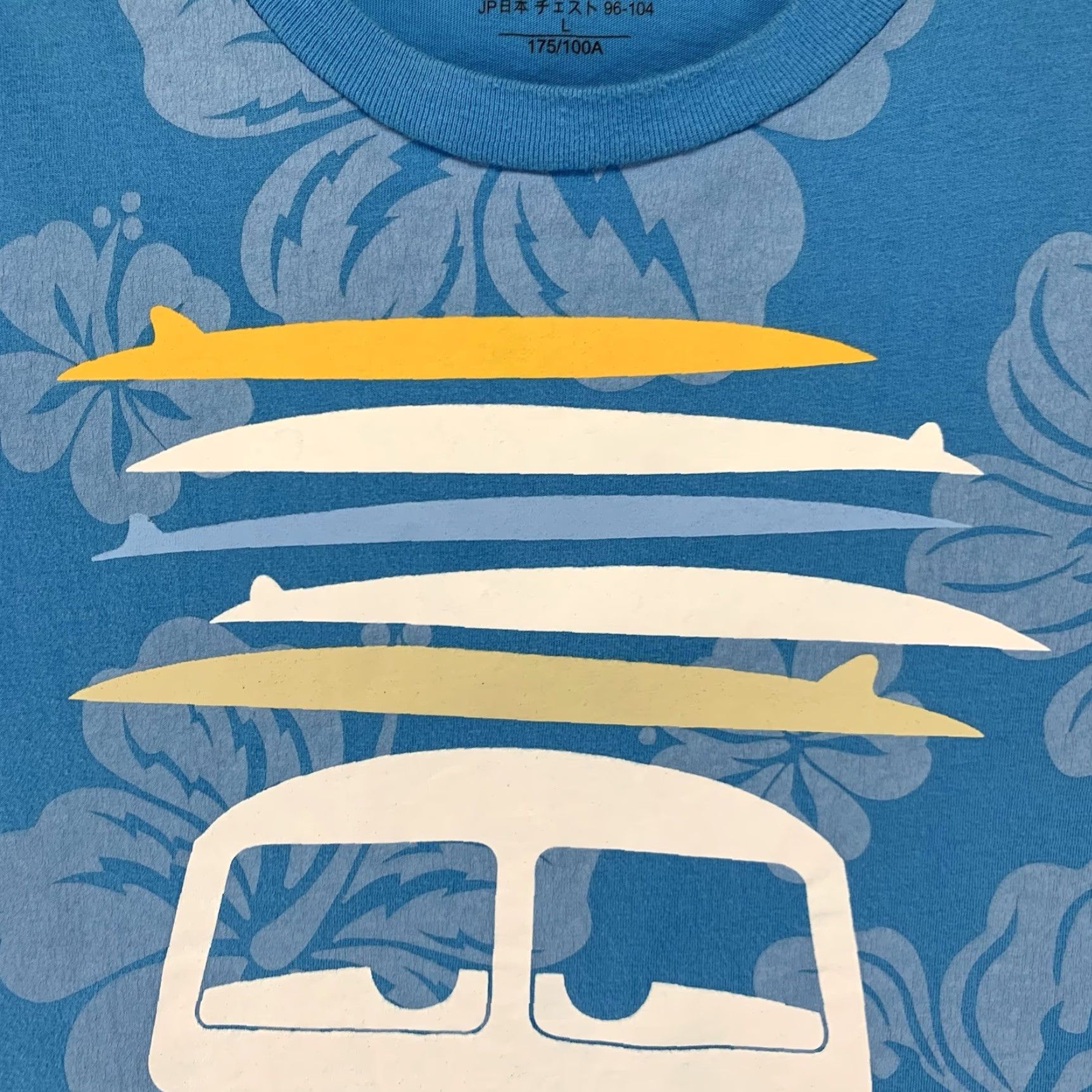Disney Disney Cars Fillmore Graphic T-Shirt Men Women All Over Hibiscus Print Cotton Small Size US S / EU 44-46 / 1 - 6 Thumbnail