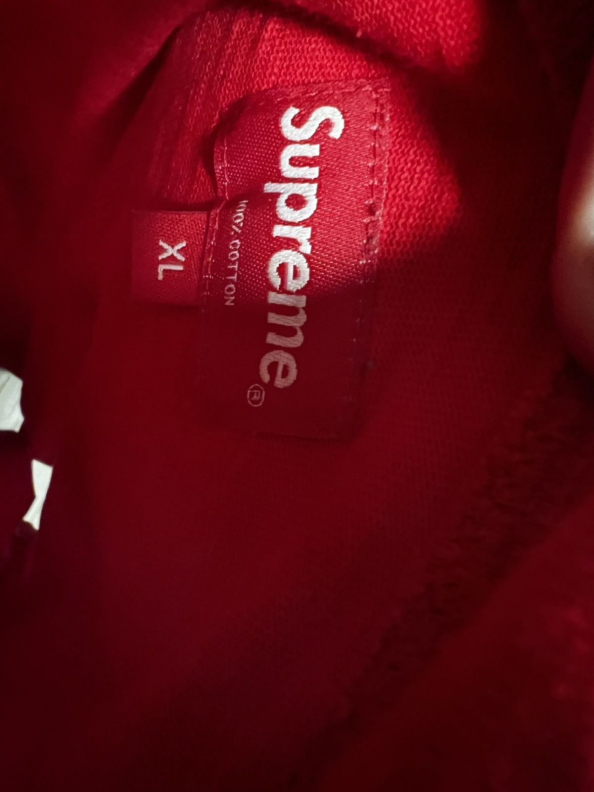 Supreme Supreme Hooded Sleeve Stripe Top red Size US XL / EU 56 / 4 - 5 Thumbnail