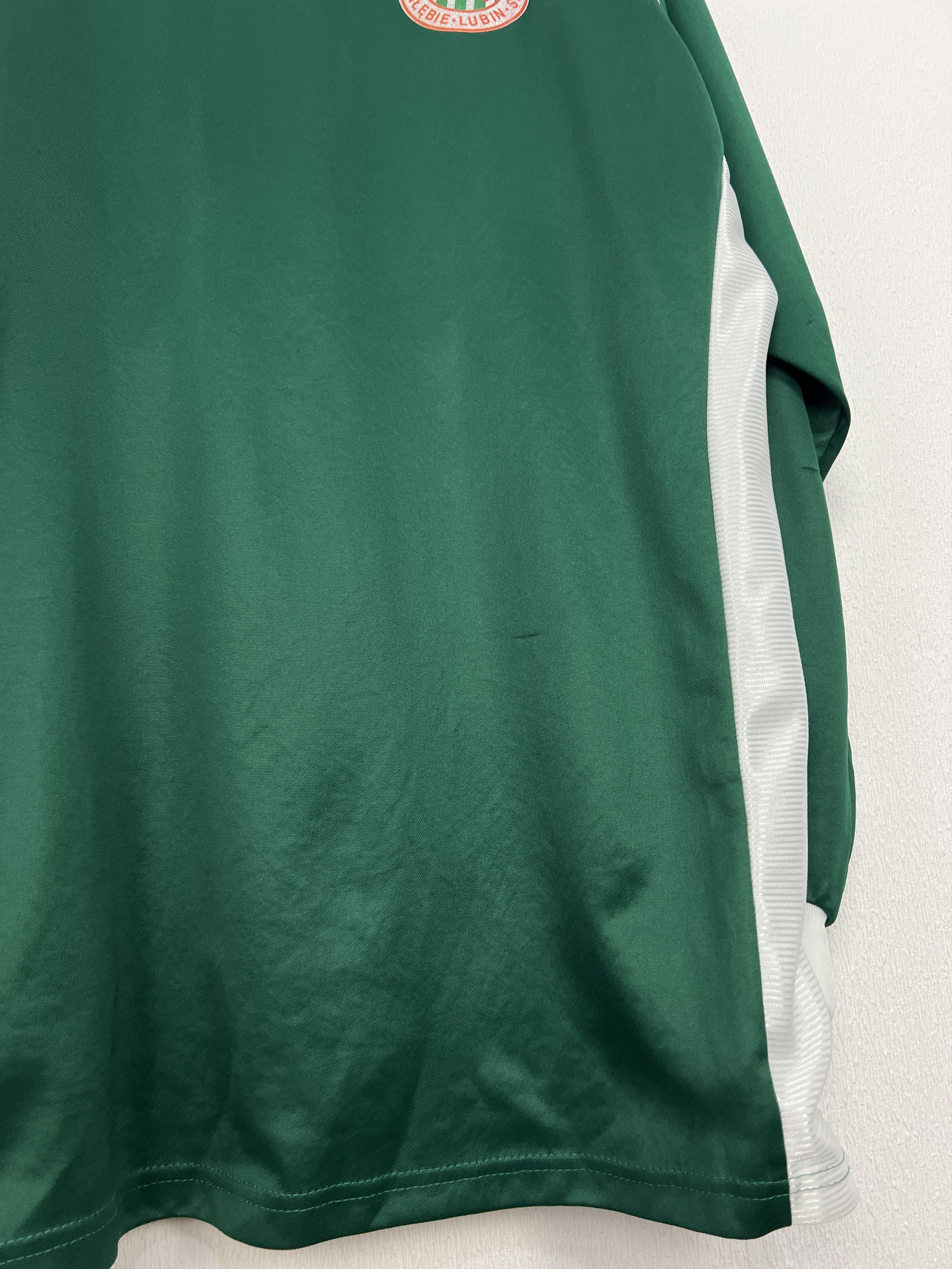 Vintage Zaglebie Lubin Match Worn Shirt Long Sleeve Jersey Trikot Size US XL / EU 56 / 4 - 6 Thumbnail