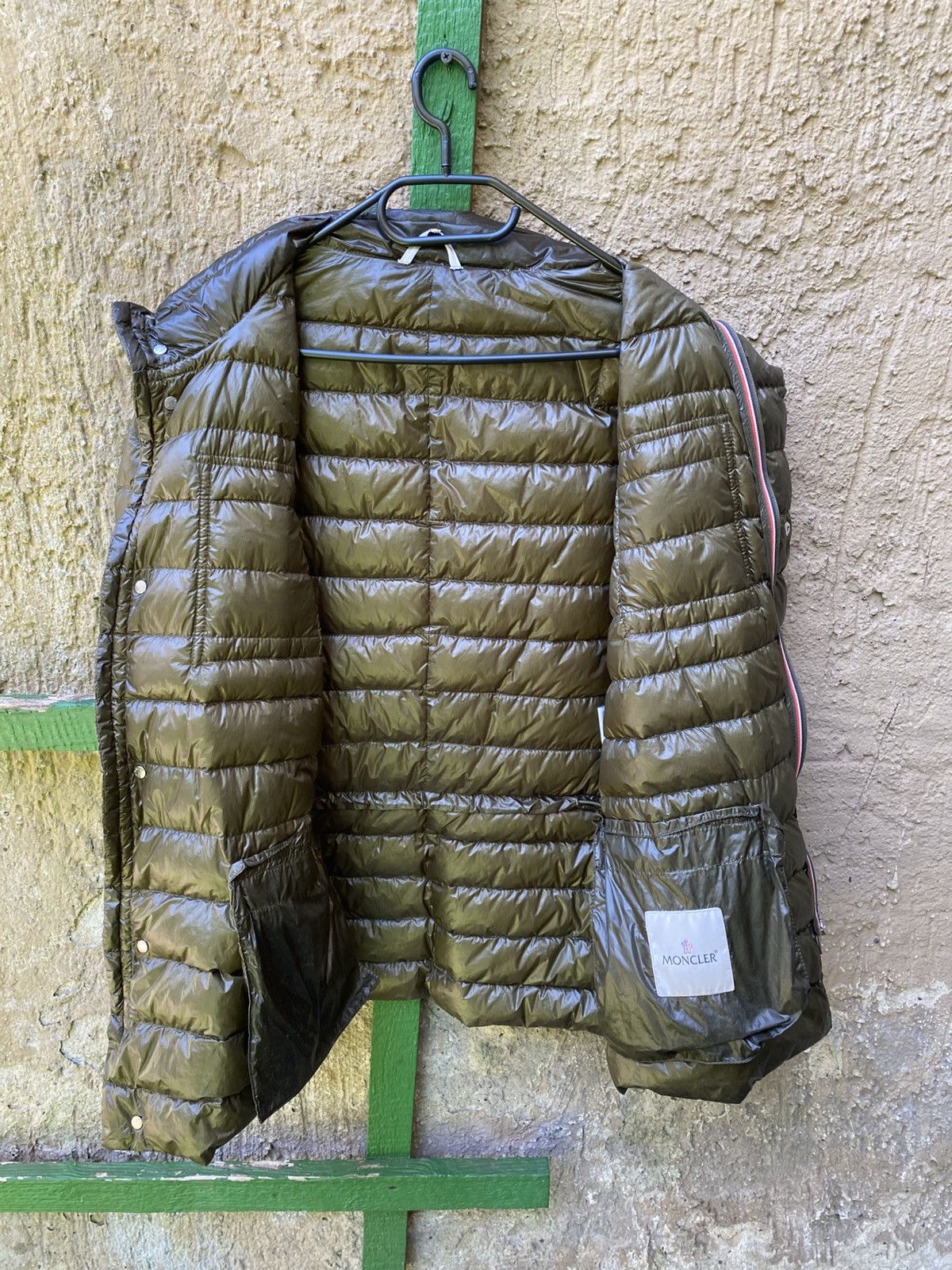 Moncler Moncler Omer Jacket Light Down Quilted Size 3 Olive Color Size US L / EU 52-54 / 3 - 18 Thumbnail